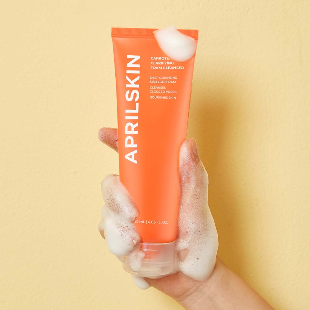 APRILSKIN Real Carrotene Acne Foam Cleanser 120ml  8809517412670