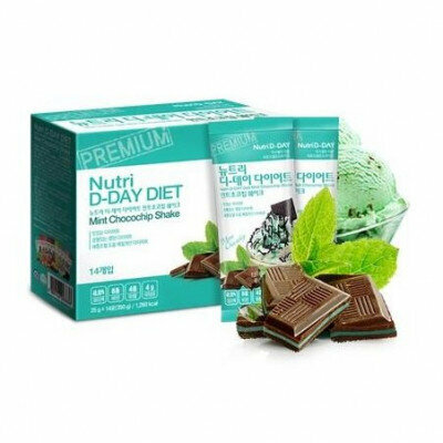 Nutri D-Day Diet Mint Chocochip Shake ( 25g x 14 packs)  8809514352306