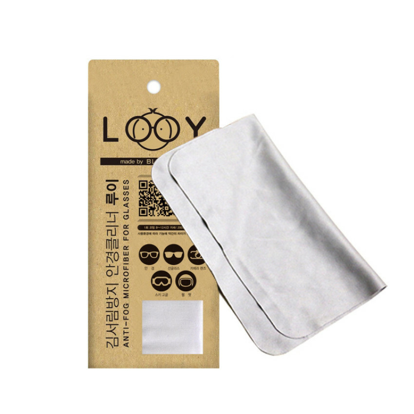 Looy Anti-Fog Microfiber Glasses Cloth  8809412500137