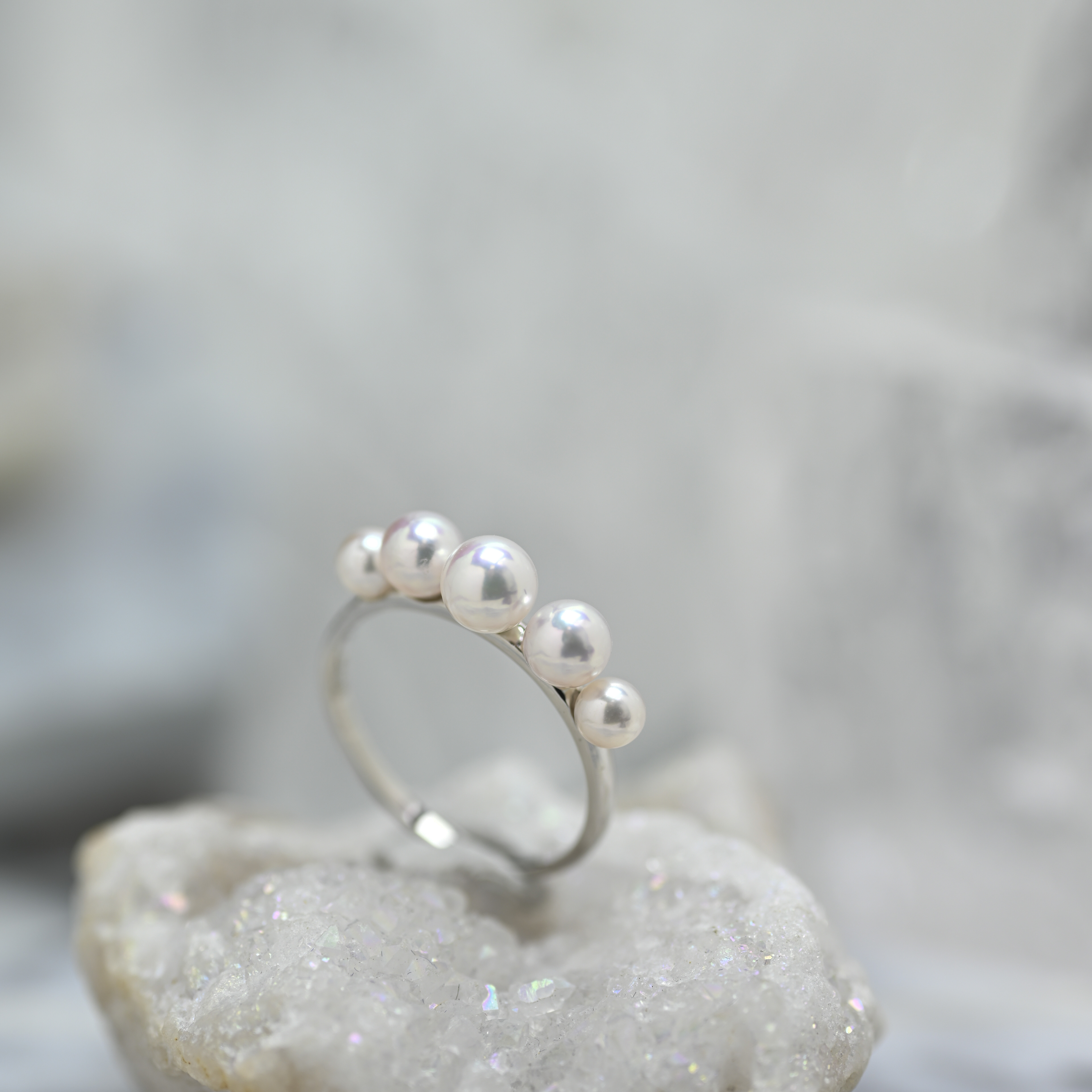 18K Puro Akoya Pearl Ring