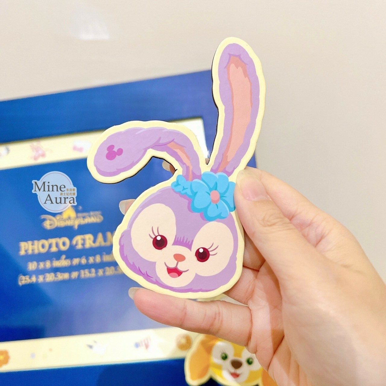 (特價現貨) 達菲Duffy與好友 大頭造型磁鐵 相框 擺飾品 -香港迪士尼樂園