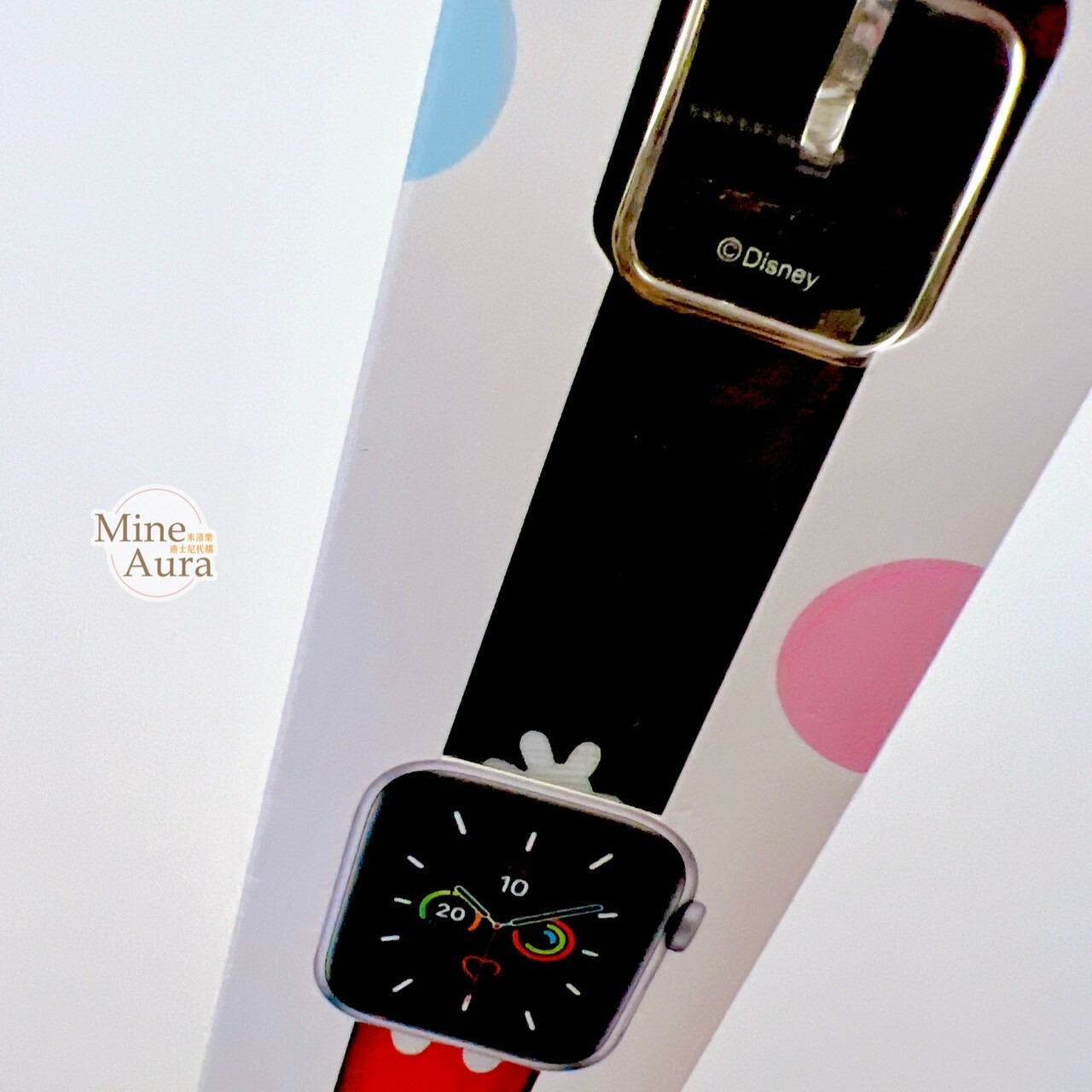 (現貨) 米奇 Mickey 經典配色 Apple Watch 錶帶 適用42-45mm -香港迪士尼樂園