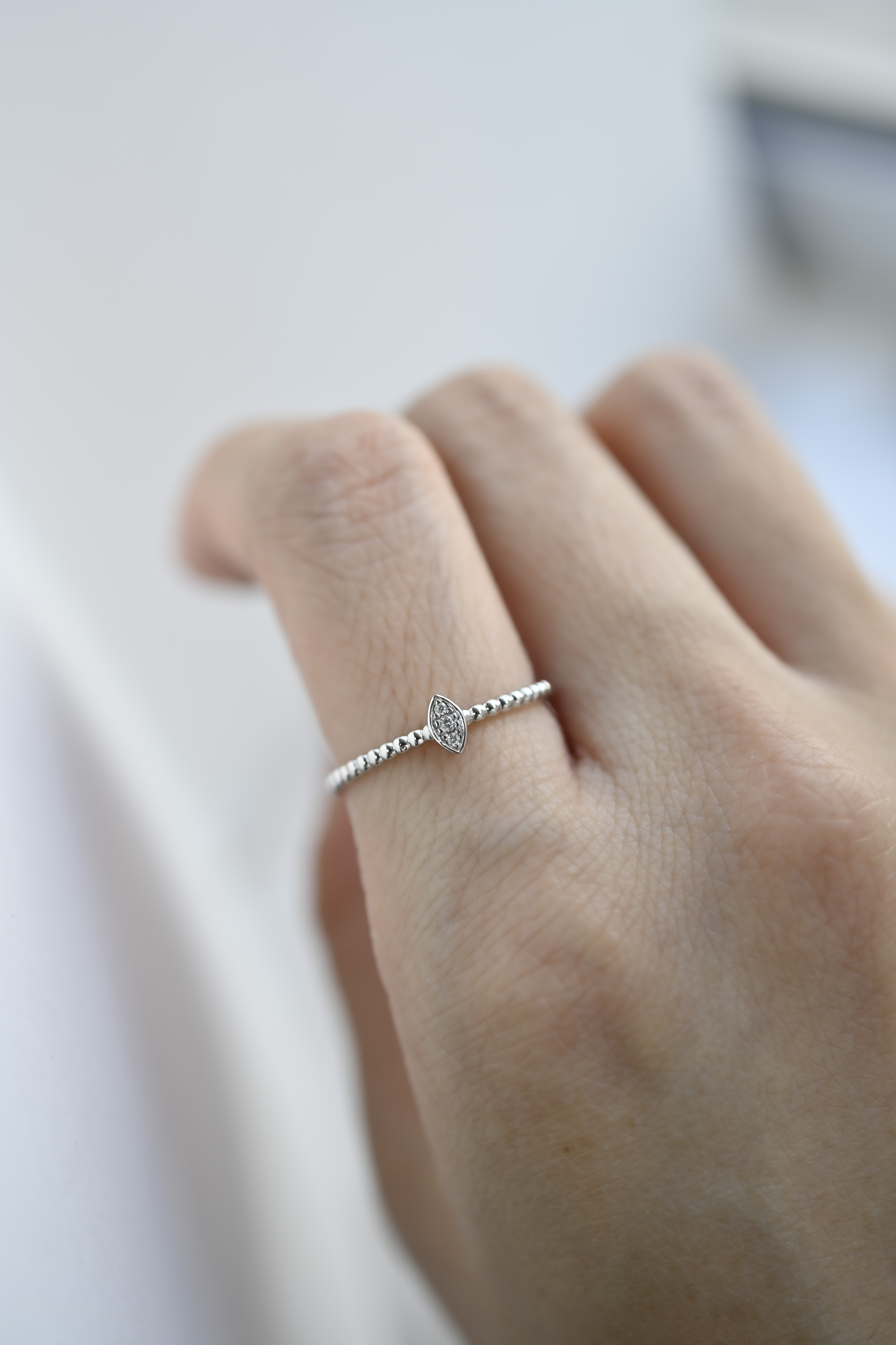 18K Marchesa Diamond Ring