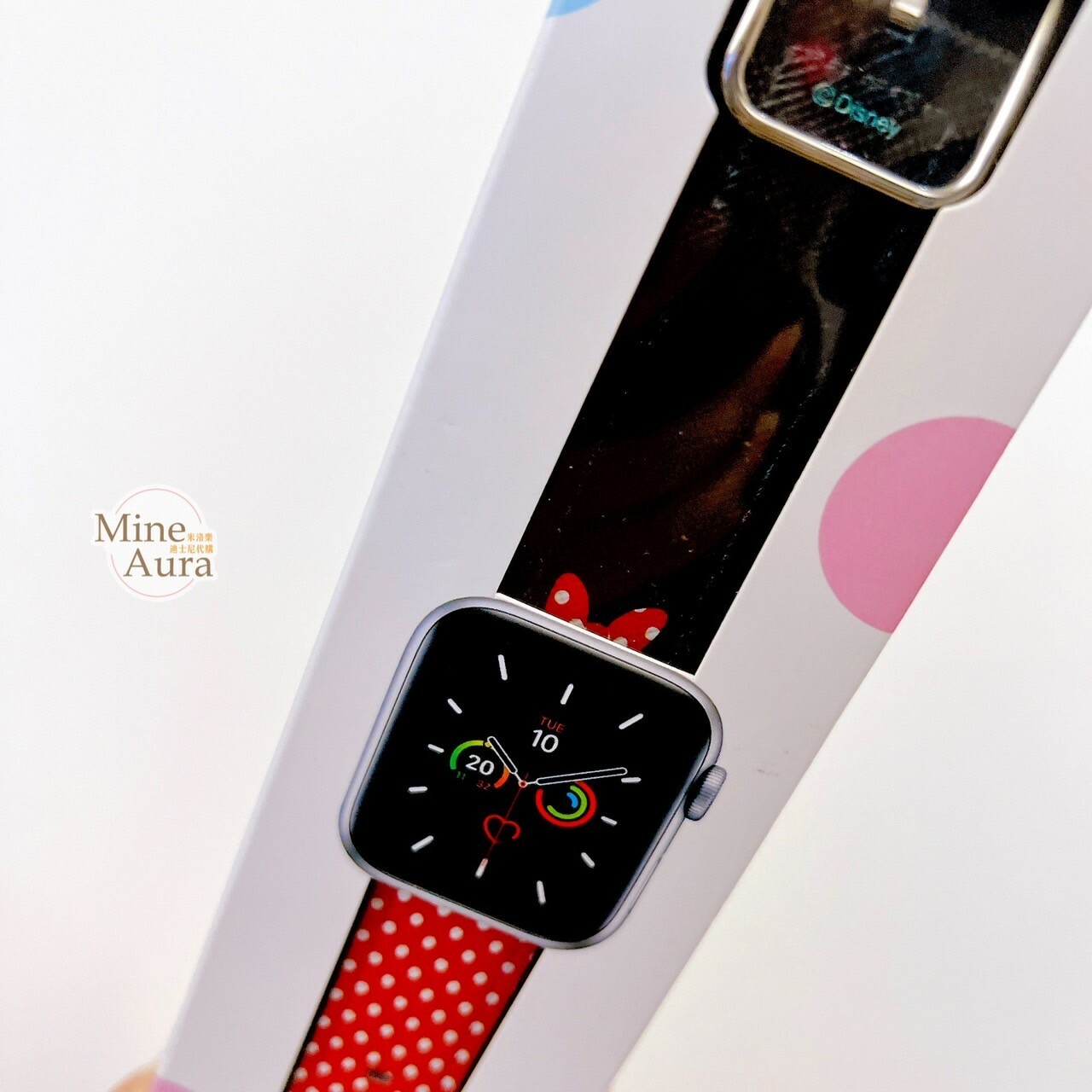 米妮 Minnie 經典配色 Apple Watch 錶帶 適用42-45mm -香港迪士尼樂園