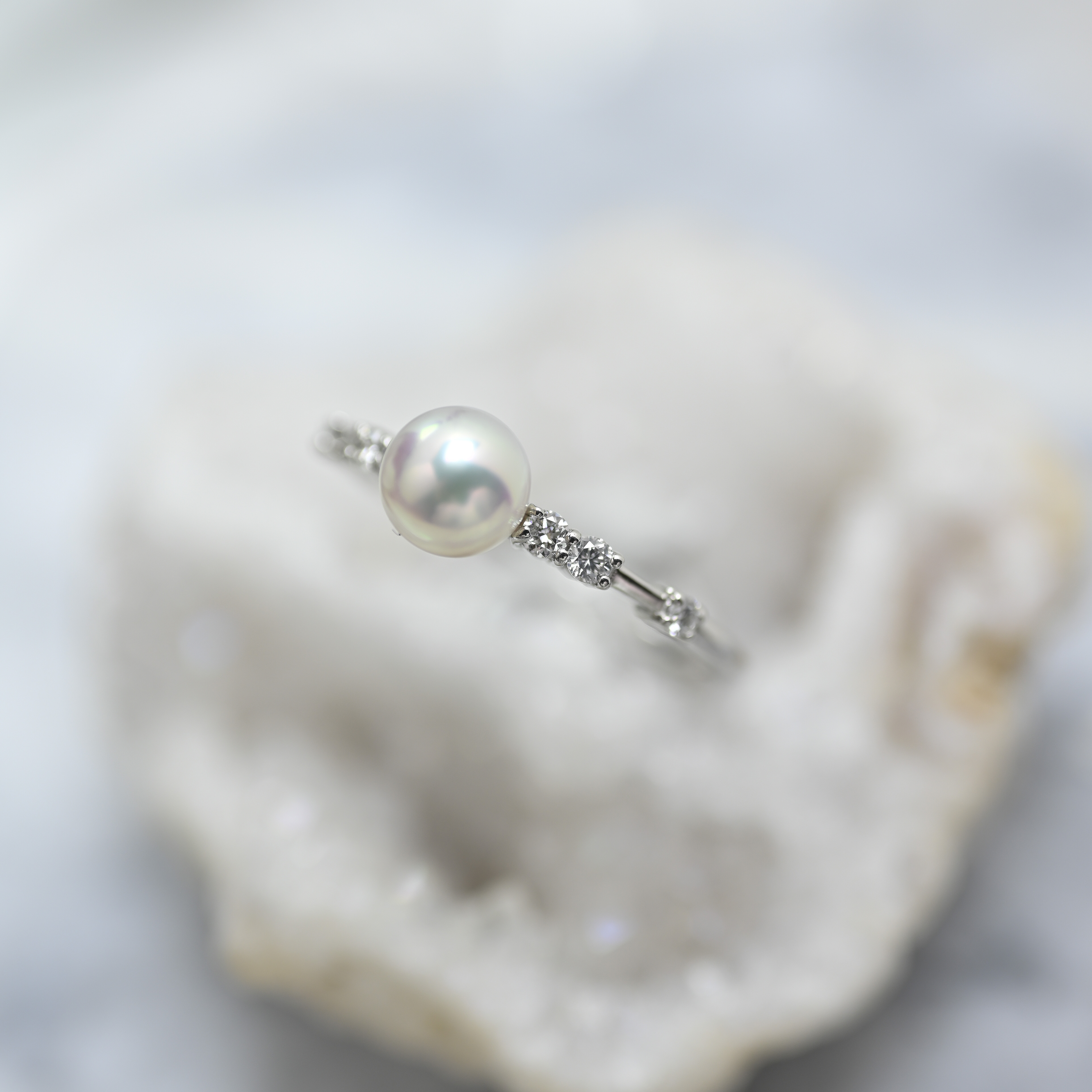 18K Caramella Akoya Pearl Ring