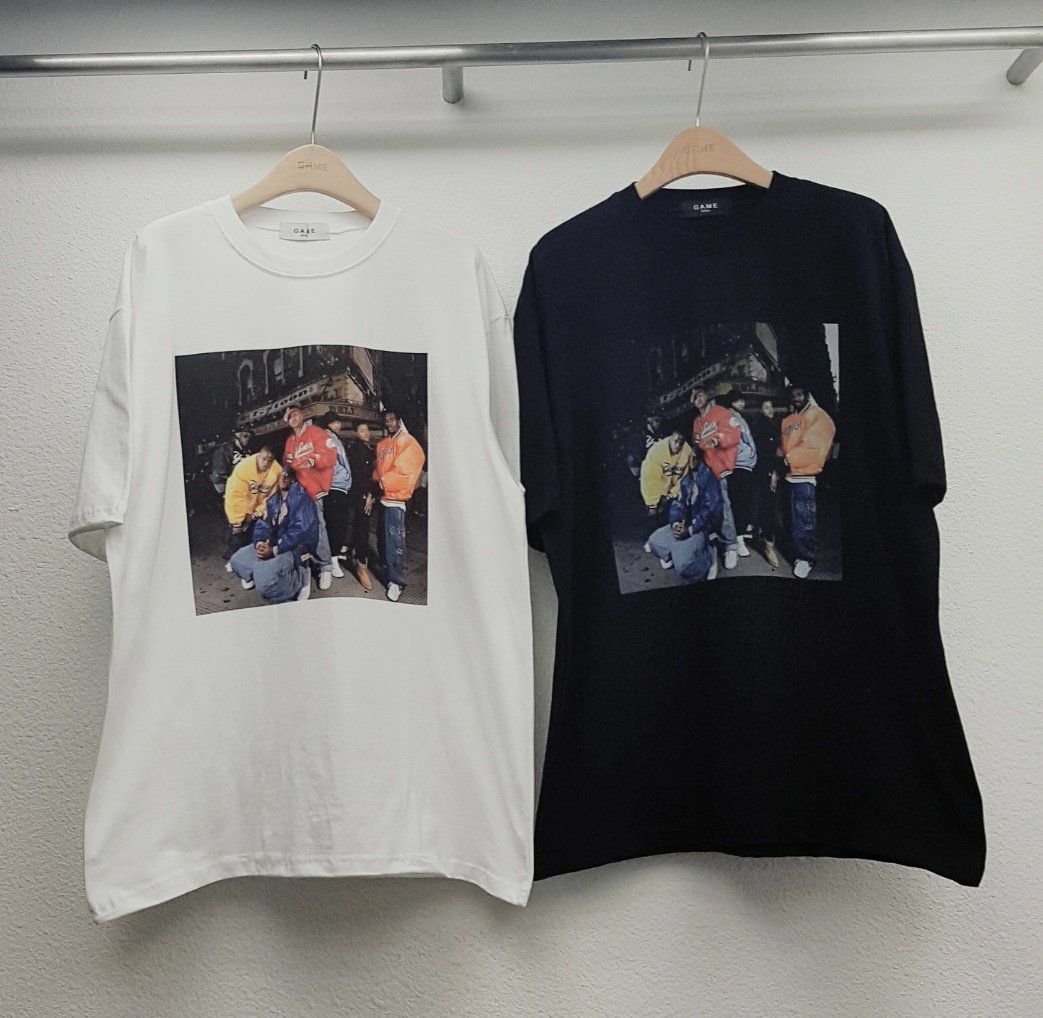 英文字圖案短袖Tee GAME-017T