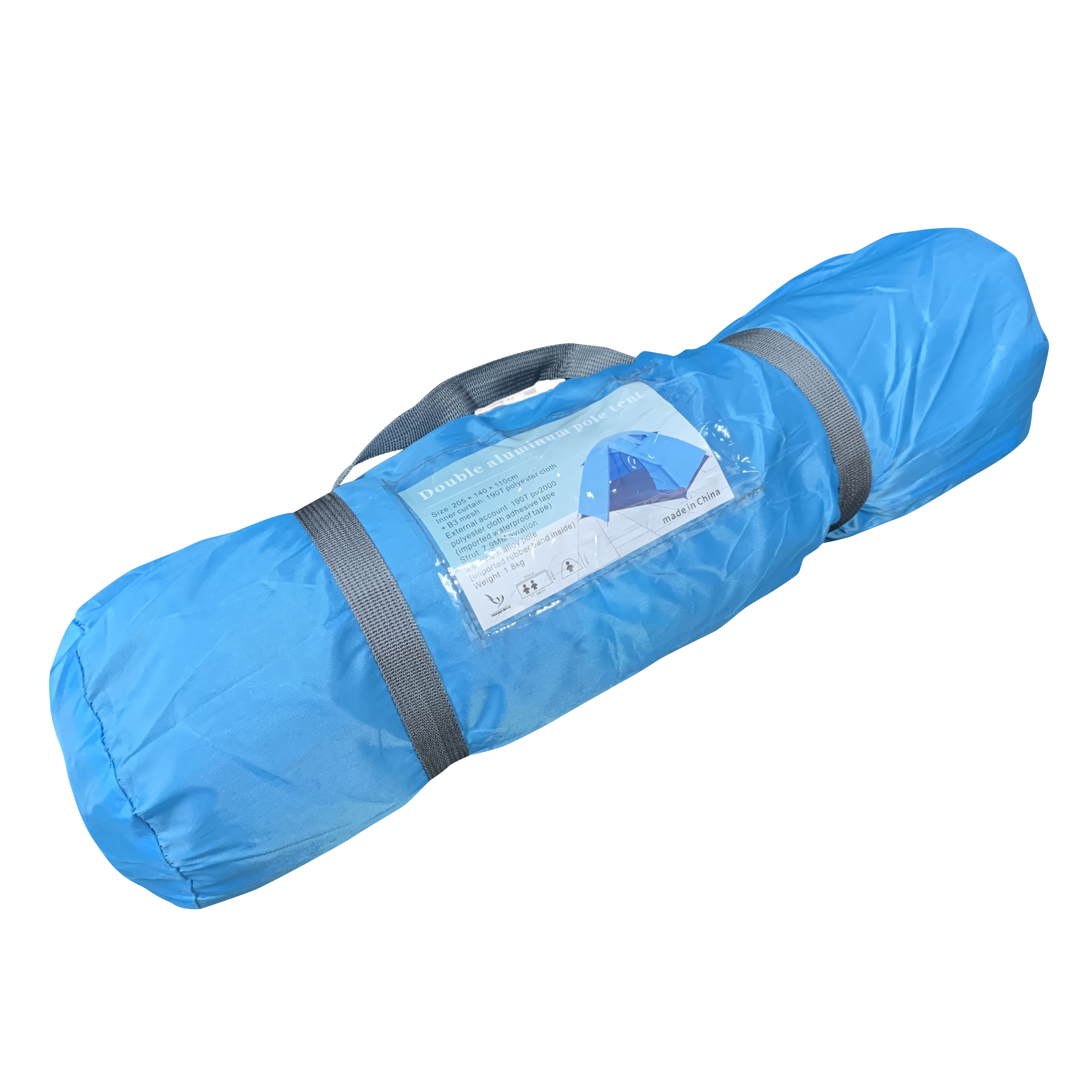 1-2人 戶外野營 鋁骨雙層露營帳篷 牛津布材質 露營 防曬