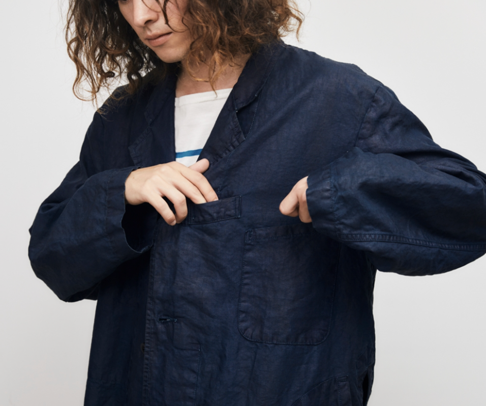 OUTIL / MANTEAU CHATEAUGAY ブラック　リネン OUTIL MANTEAU CHATEAUGRAY | ARCH アーチ - Sapporo / Tokyo