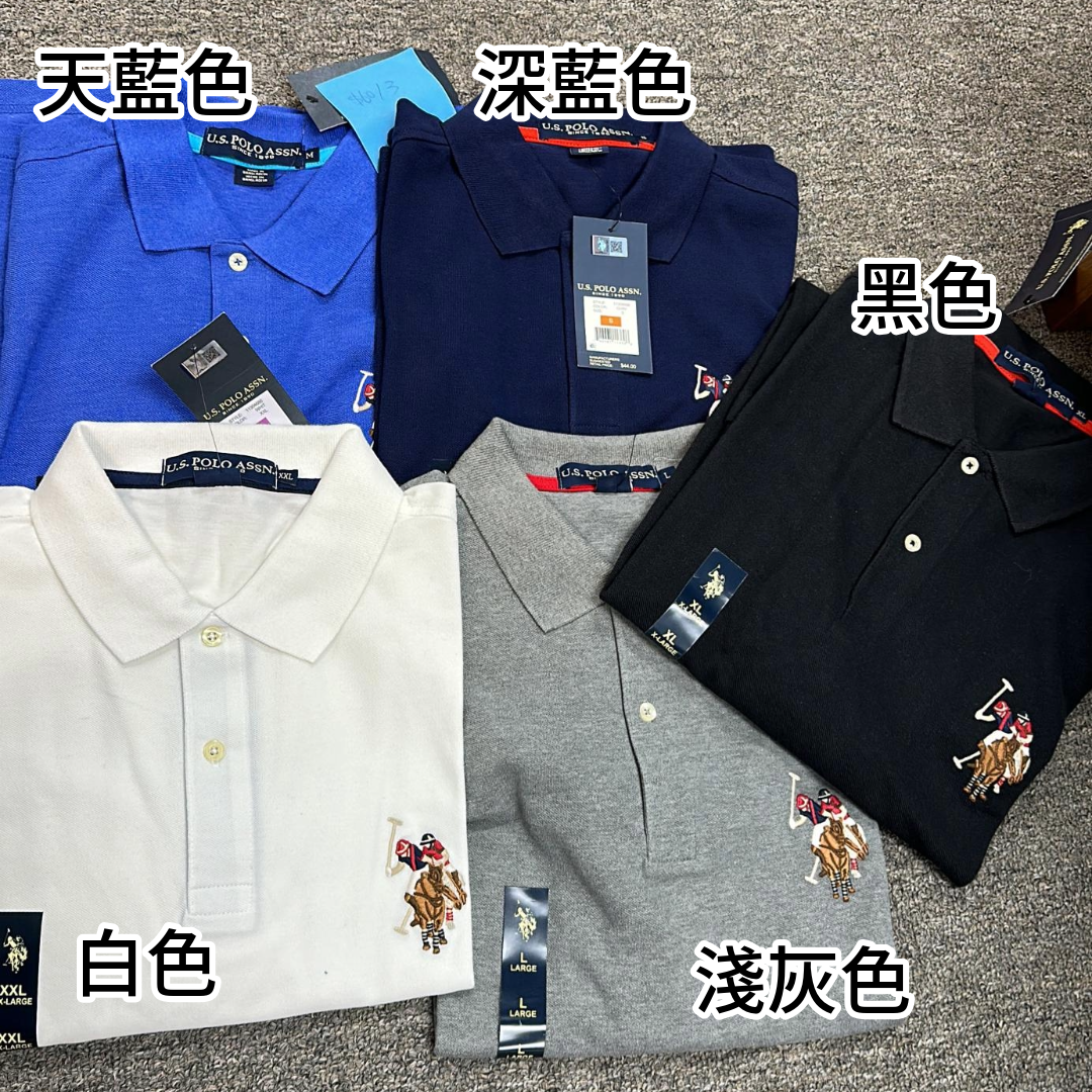 【現貨】U.S. POLO ASSN. L0405105 男裝有領上衣