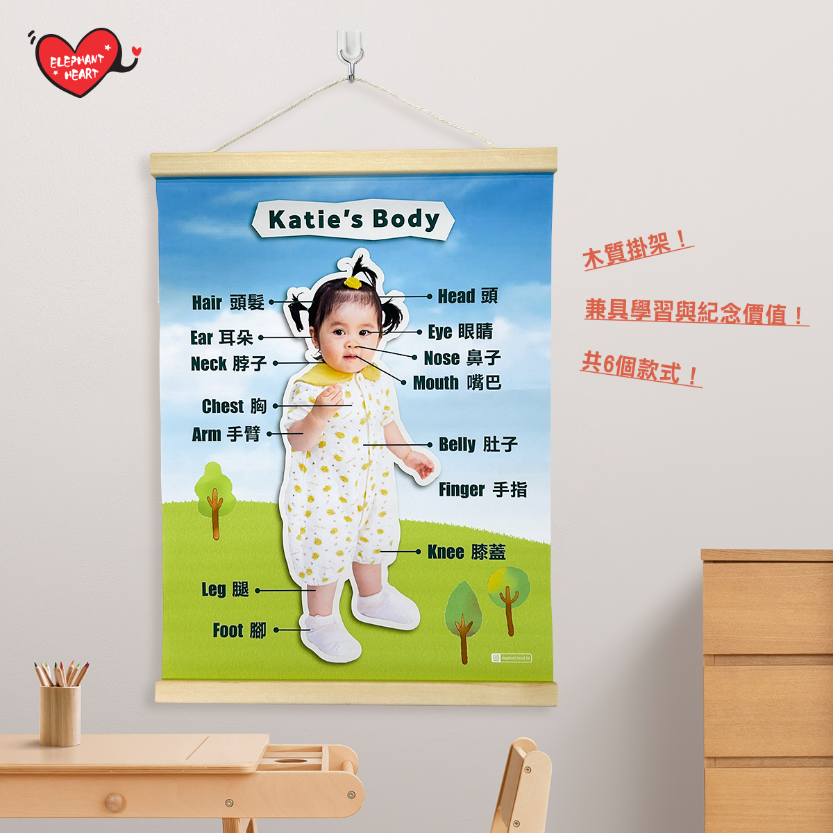 客製化認識自己學習掛布