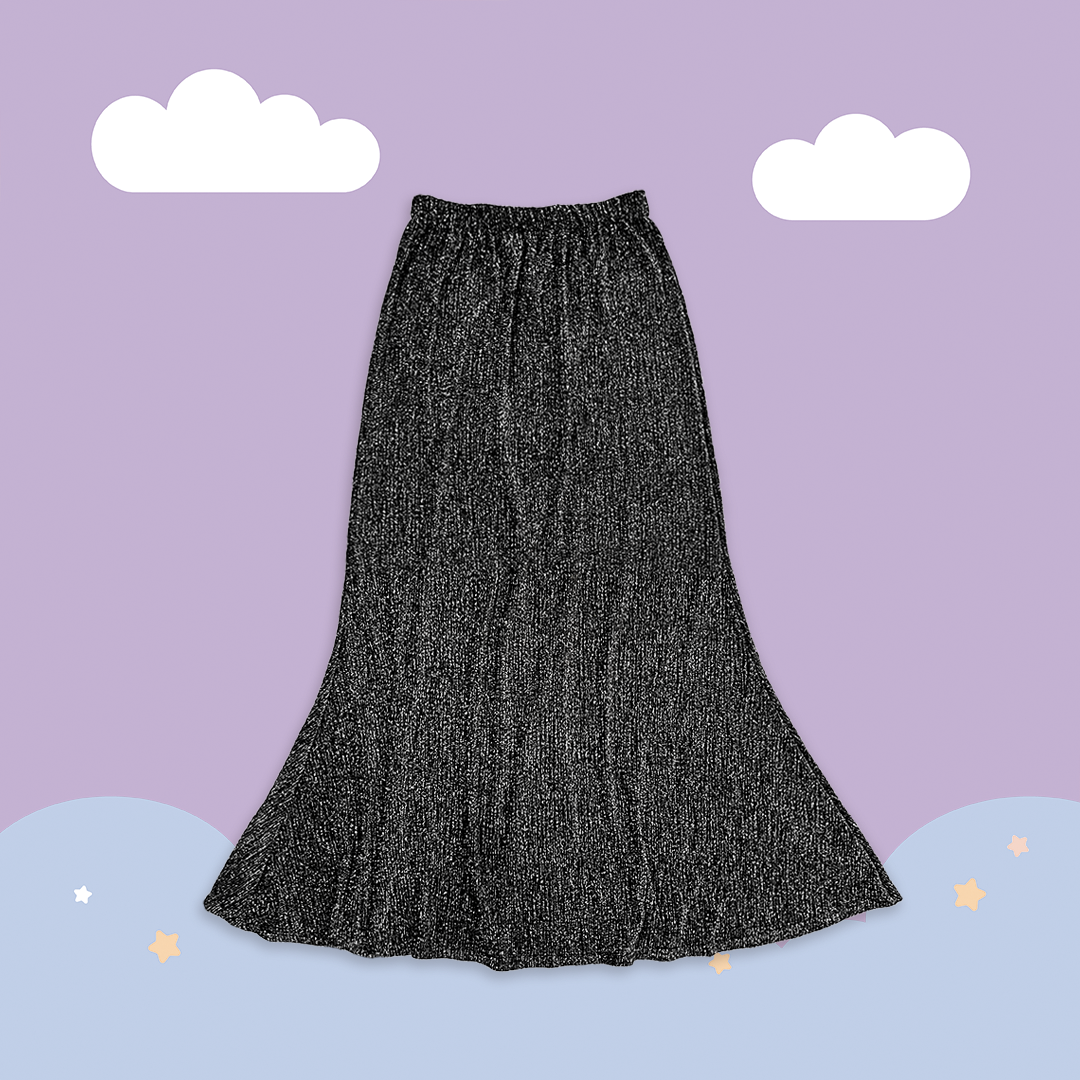 こ♡こ 閃亮亮 bling bling 銀蔥長裙