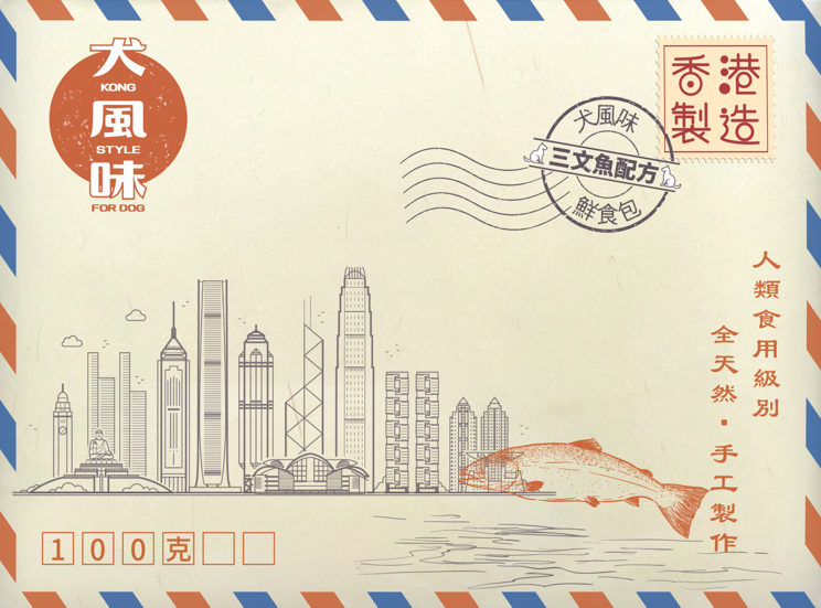 Kong Style For Dog Complete & Fresh Skin & Coat Salmon Recipe 100g