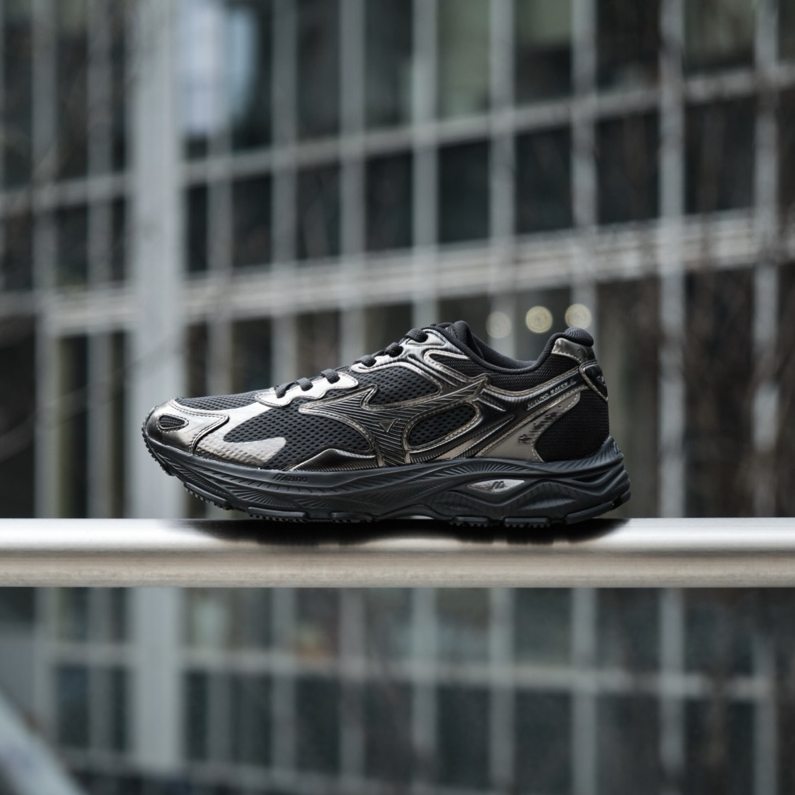 預訂 | Mizuno Racer S 復古慢跑鞋 金屬黑