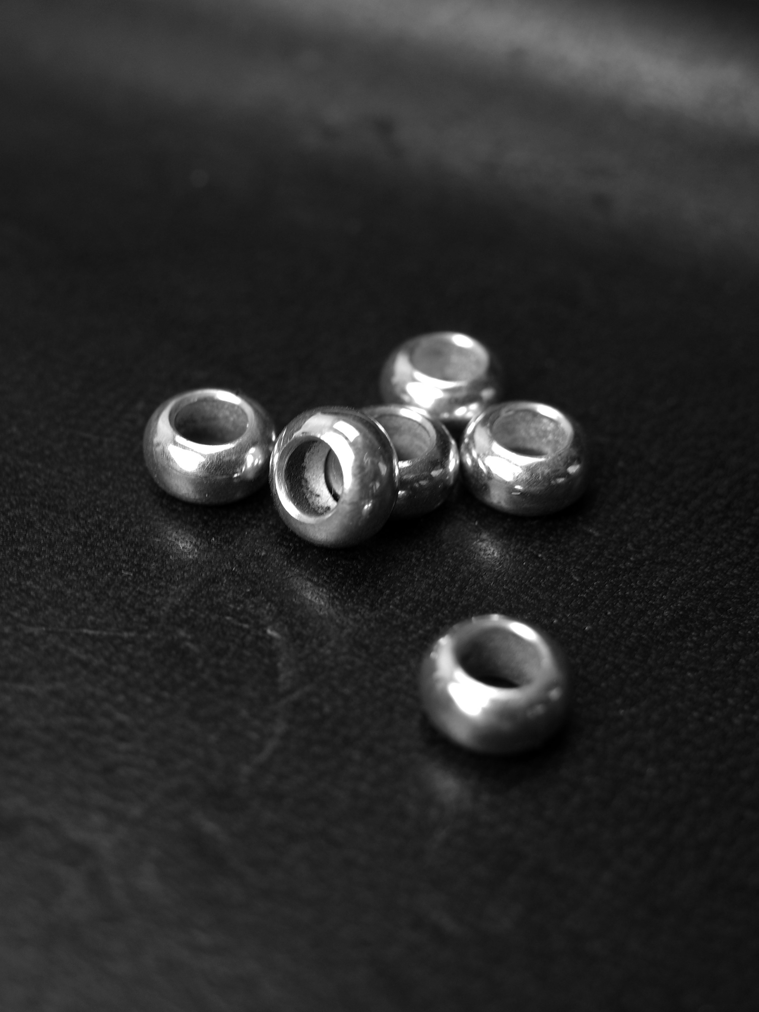 ZEROCK 細角/太角鏈 過鏈銀珠 / 隔珠