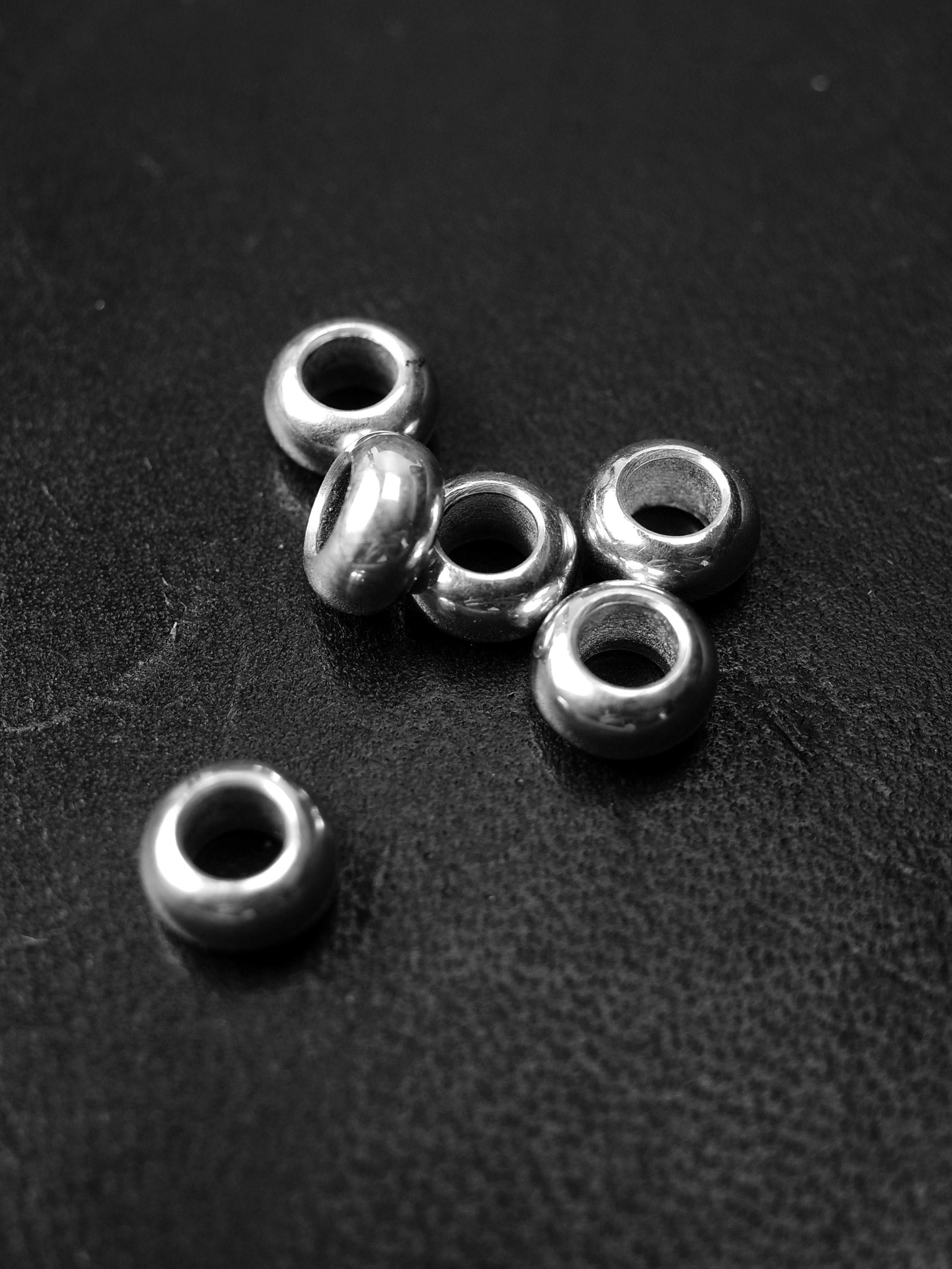 ZEROCK 細角/太角鏈 過鏈銀珠 / 隔珠