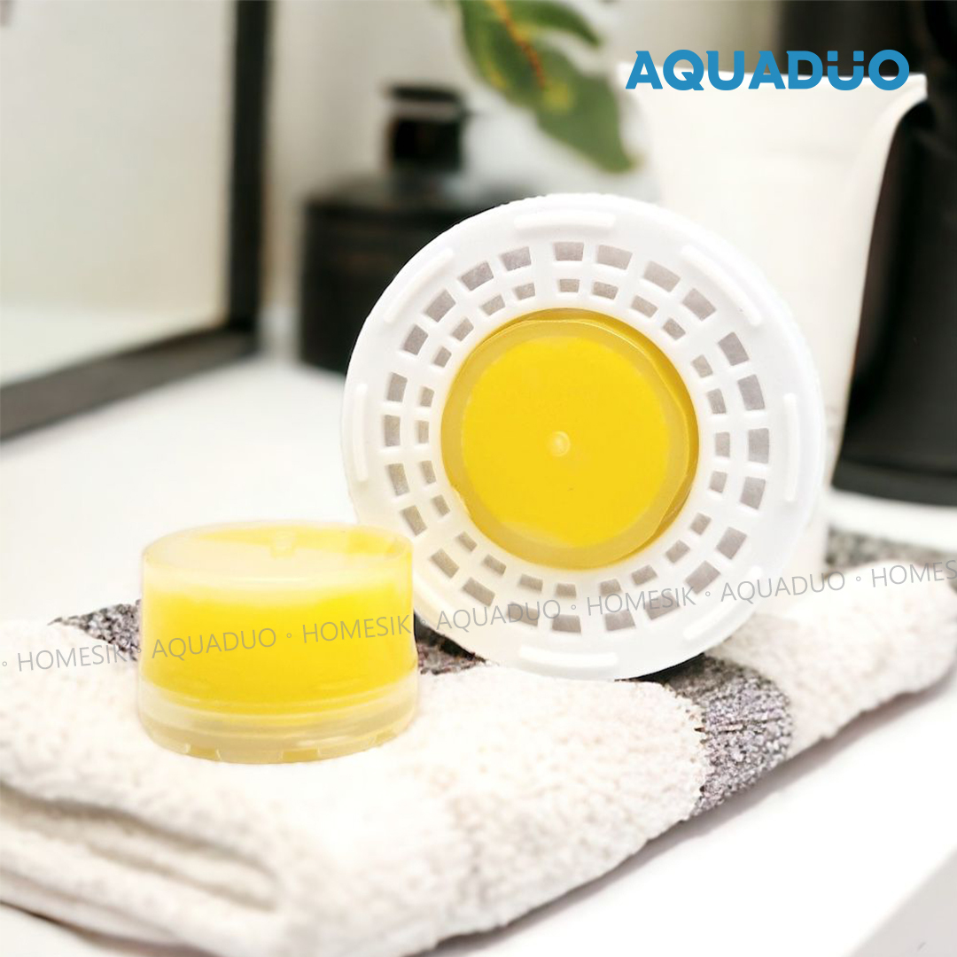 AQUADUO 除氯抗菌維他命花灑頭濾芯 1件裝 (連檸檬維他命濾芯2件) 580VT-RF