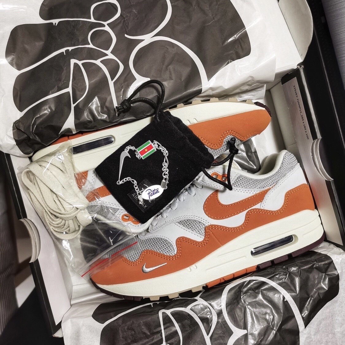 【逢甲FUZZY】Patta x Nike Max 1 Noise Aqua DH1348-001 DH1348-004