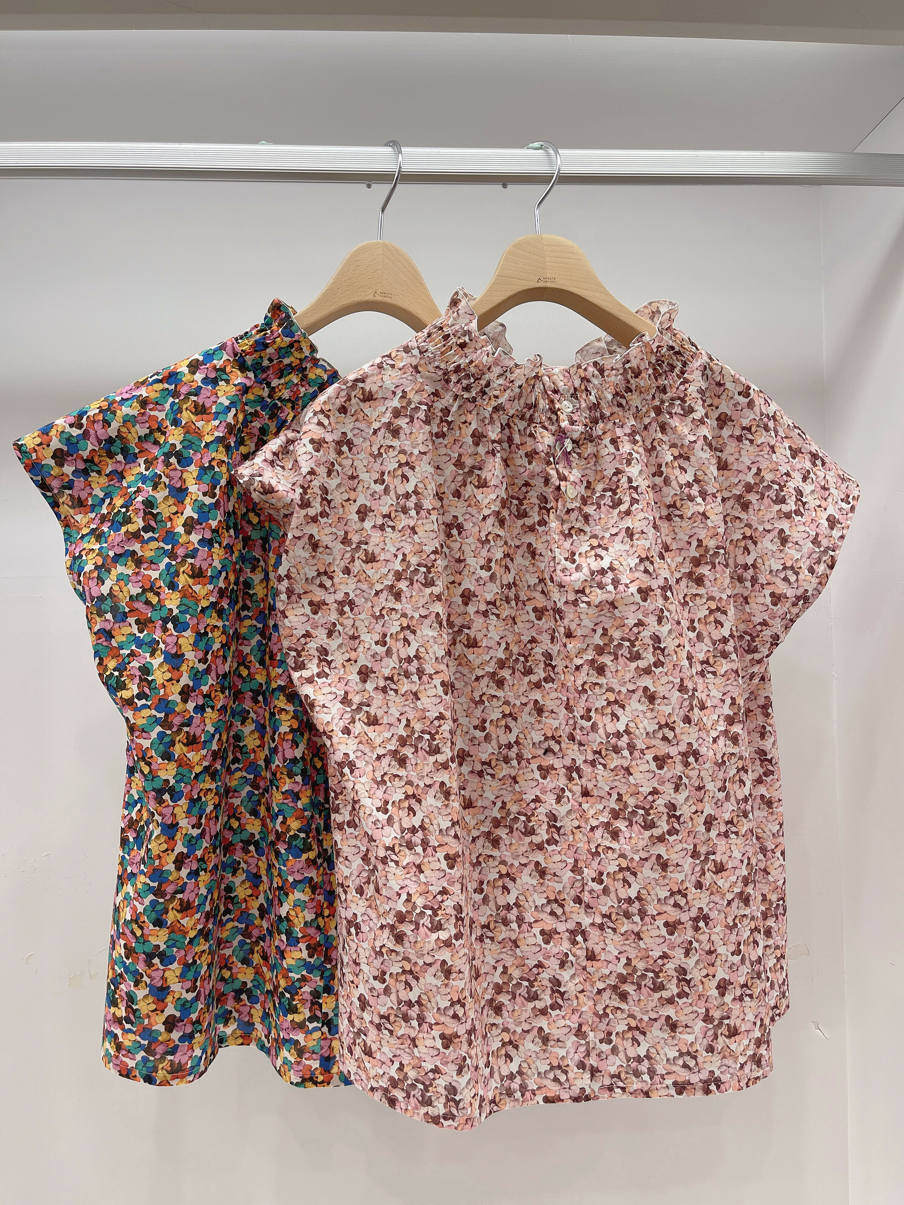 LB褶邊領法式襯衫