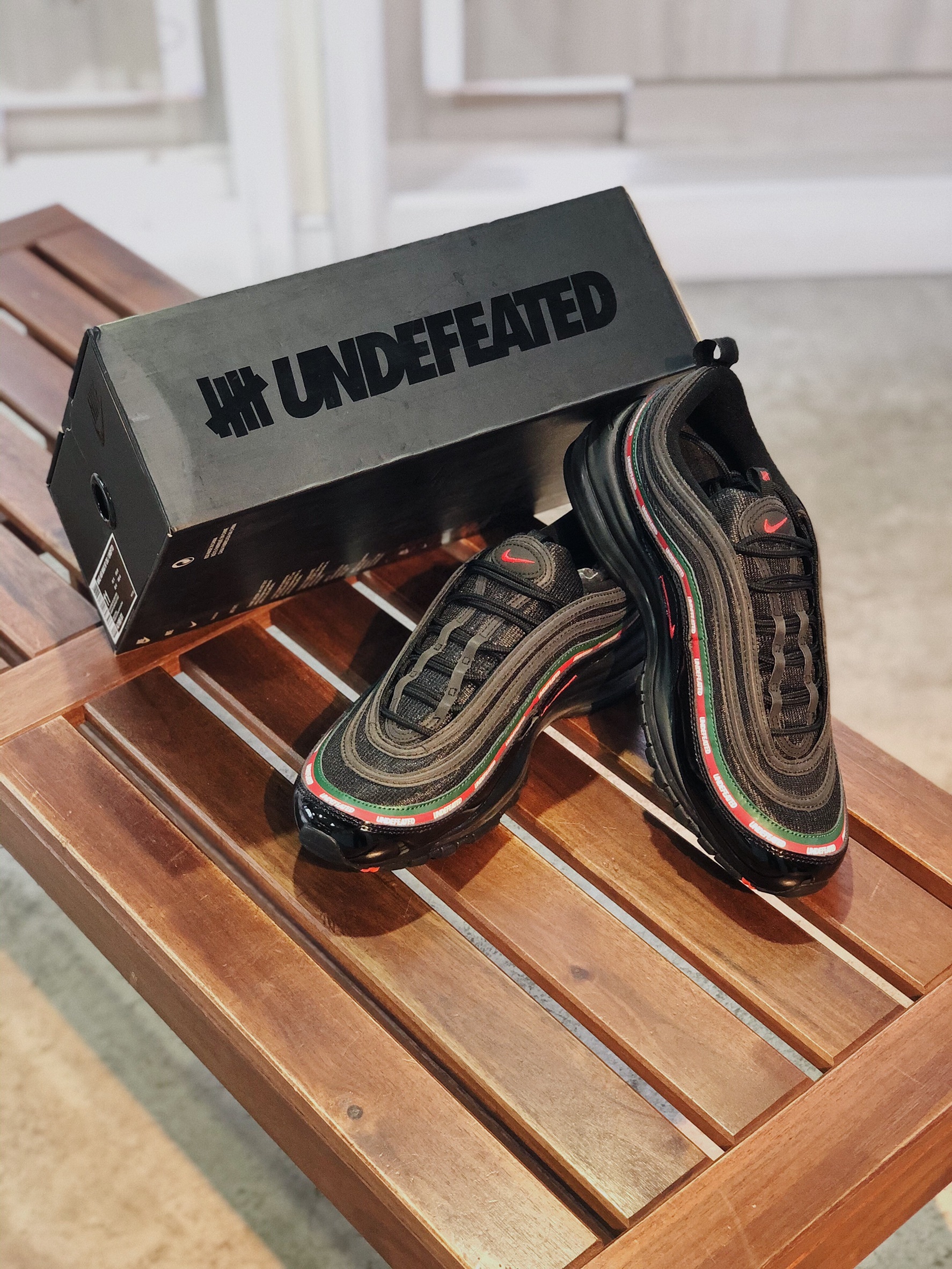 【逢甲 FUZZY】Nike Air Max 97 x Undefeated 黑 紅 綠 AJ1986-001