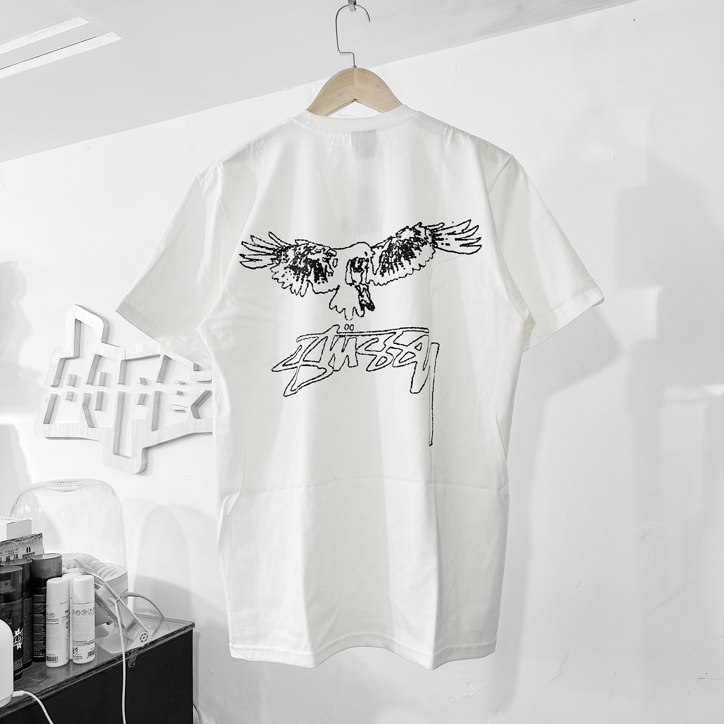 ★送料・関税込★STUSSY★WINGSPAN TEE★WHITE★ STUSSY SS24 Wingspan Tee (White)