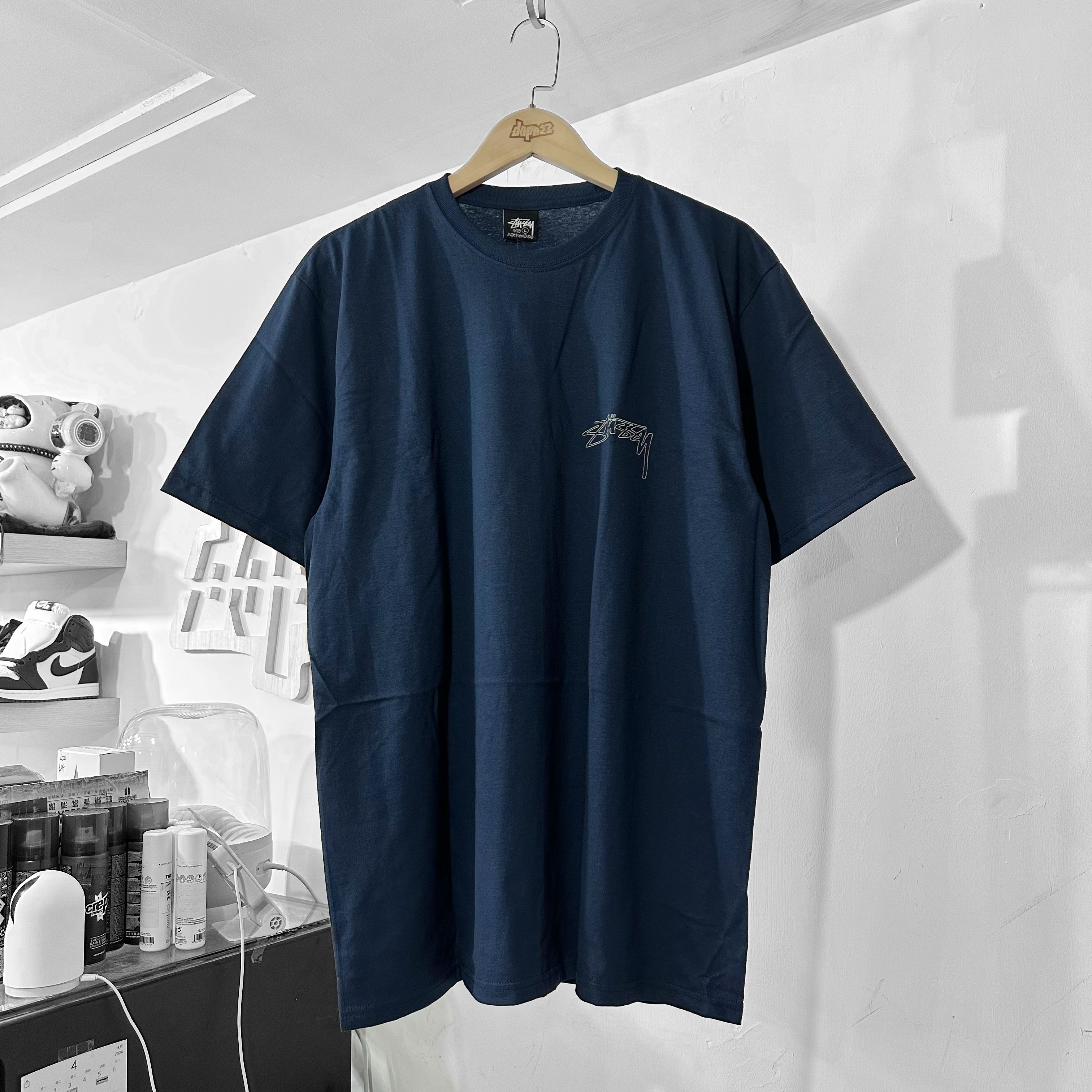 STUSSY SS24  Wingspan Tee (Navy)