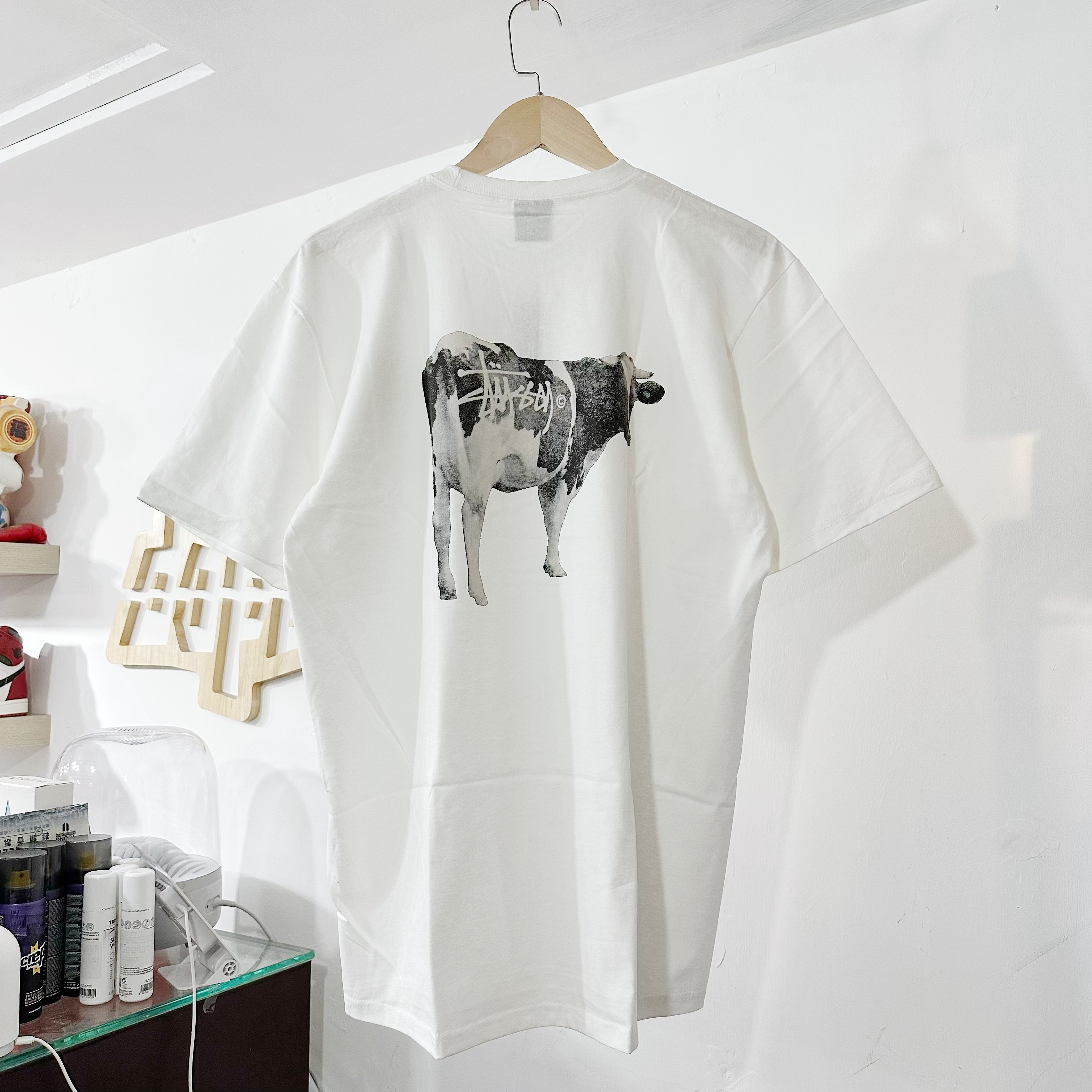 ★韓国の人気★【STUSSY】★GRASSFED TEE★WHITE★ ☆24SS 大人気☆STUSSY GRASSFED TEE (STUSSY/Tシャツ