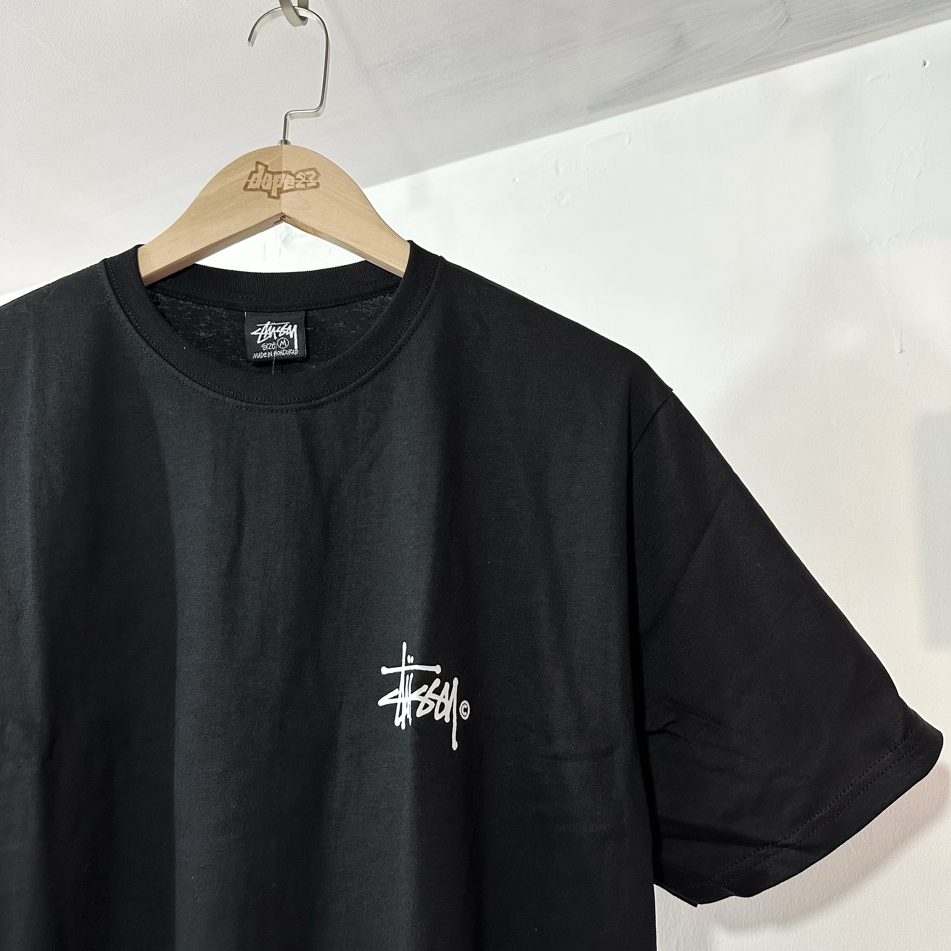 STUSSY Men's Grassfed Tee (Black)