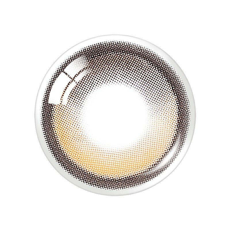 [月拋] OLENS Big Glowy Natural 1 month Hazel 月拋彩妝隱形眼鏡｜每盒2片