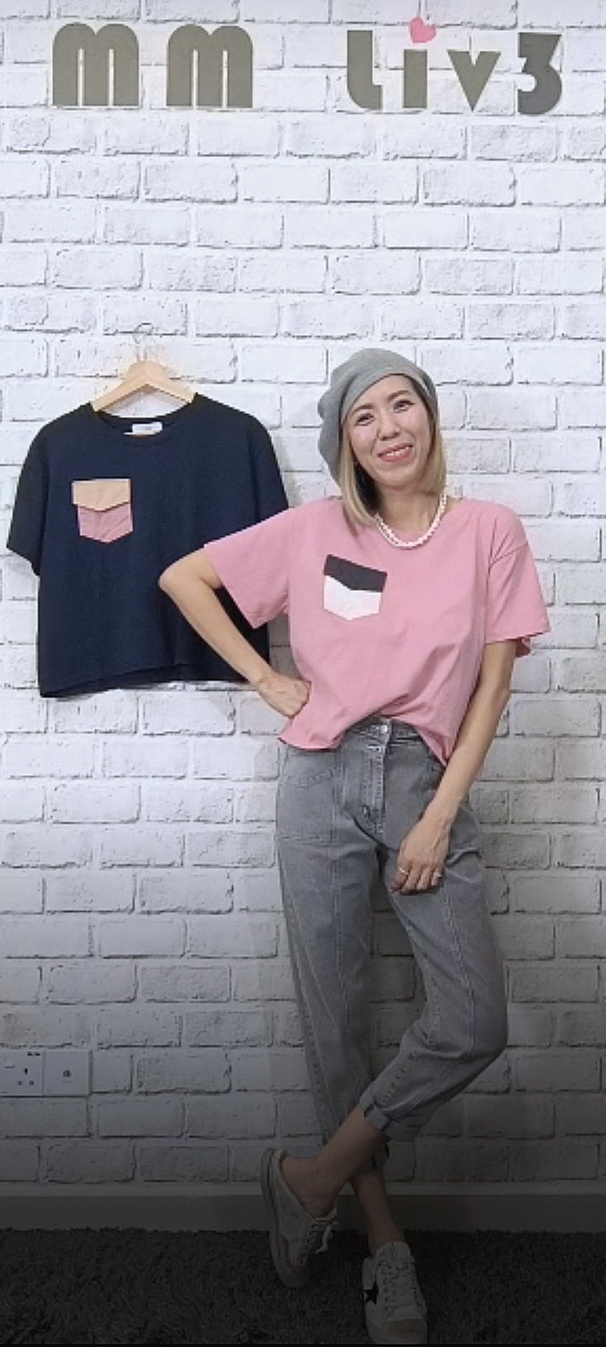 2510 RM79 🇰🇷Made in Korea ▶️韓國_特色口袋T 👉B:116cm👈