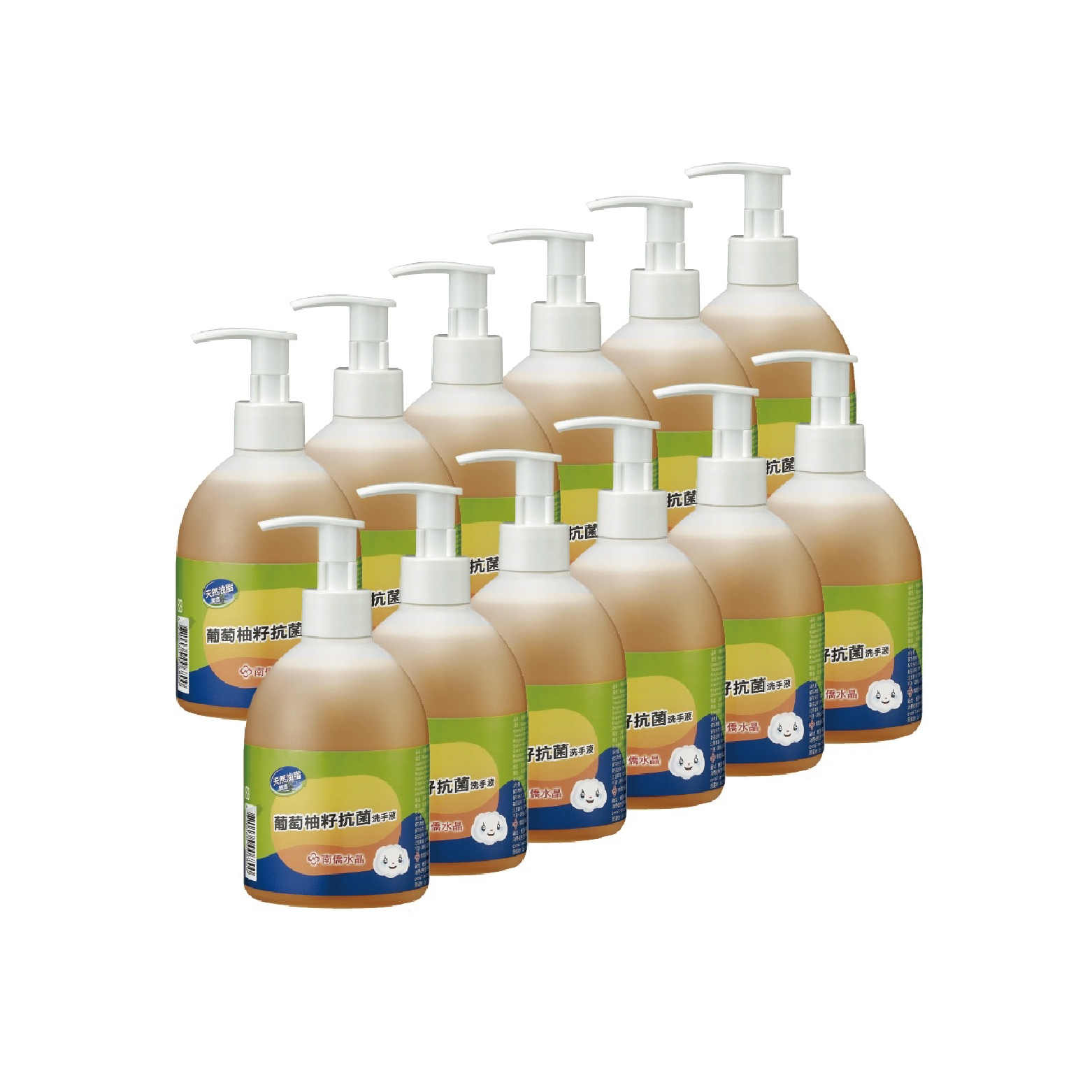 葡萄柚籽抗菌洗手液320gX12瓶(箱購)