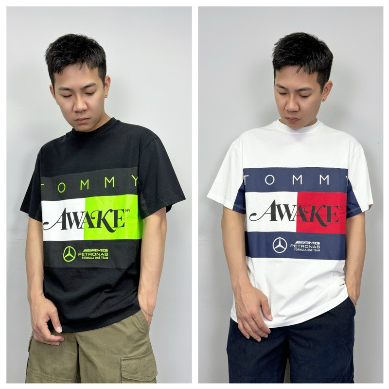 Tommy Hilfiger x AMG x Awake 三方聯名 大國旗 短袖上衣