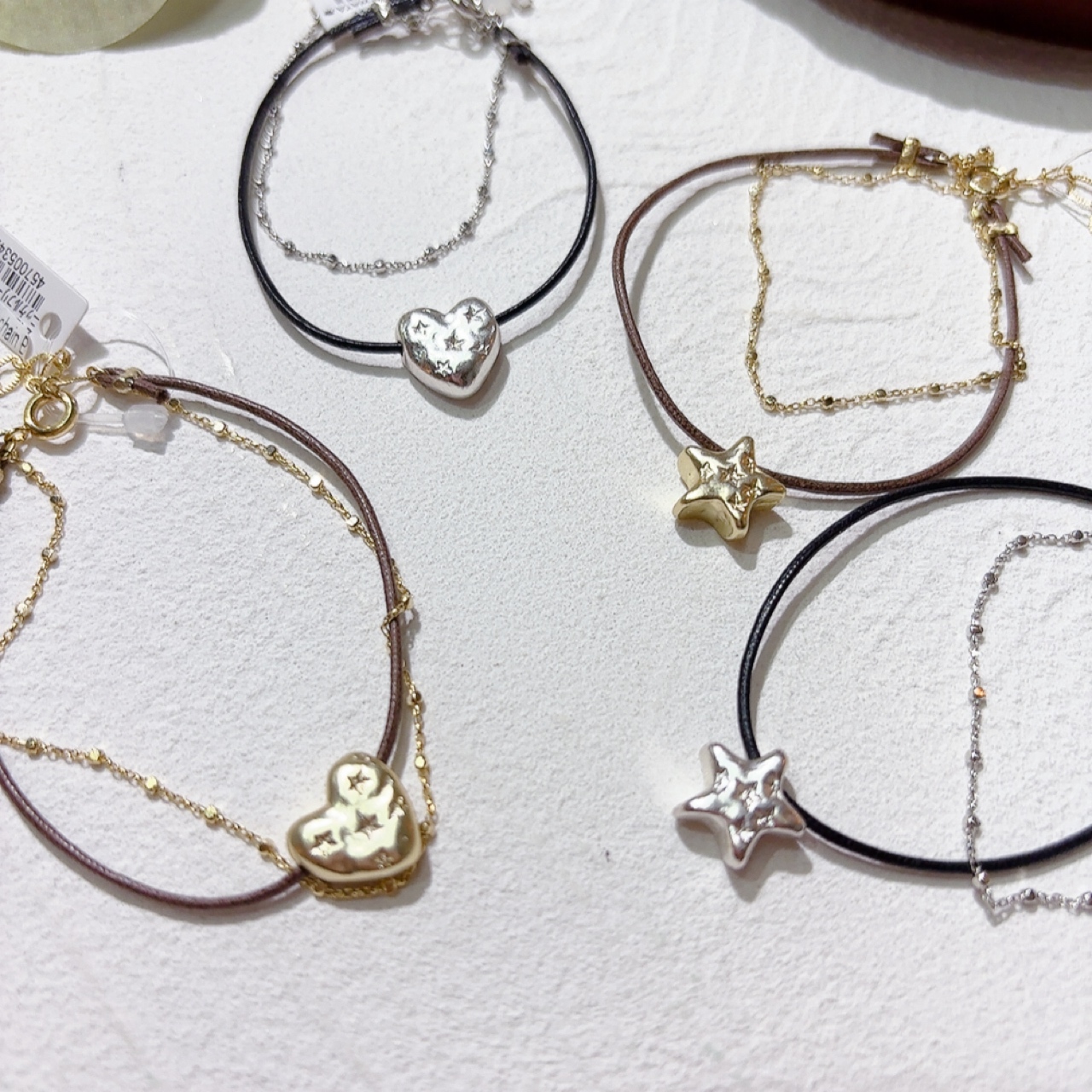 [日本制] 星形/心形手鏈 (網站限定優惠)