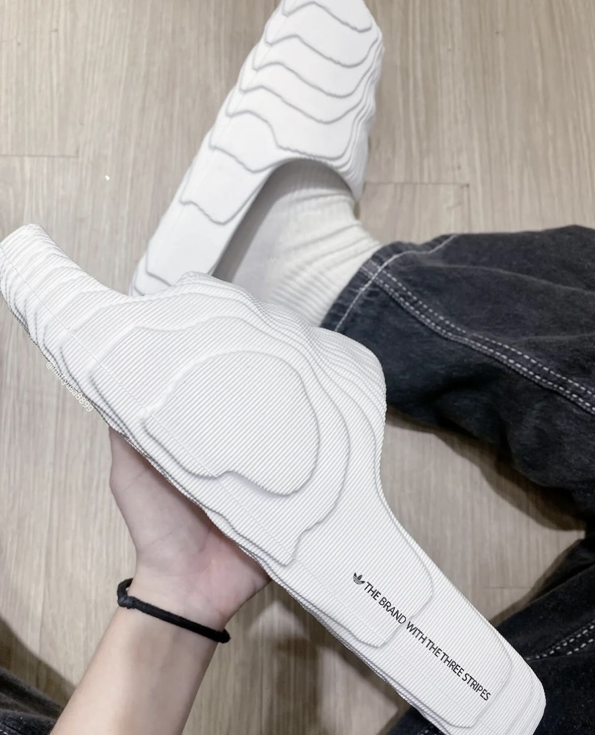 Adidas Originals Adilette 22 全白 積木拖鞋 防水 男女款 HQ4672/預購