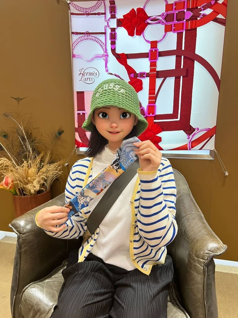 【 感謝支持 】爽快靚靚同朋友一起來shopping🎉 朋友買佐Twilly綁頭髮🎀 搭配包包都好睇👍🏻 靚靚選擇scarf🧣 多謝你哋嘅支持🫶