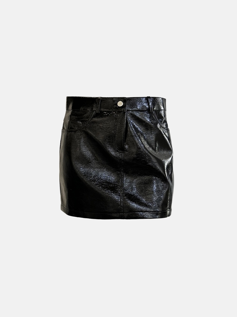 [PROJECT WAVE] ENAMEL MINI SKIRT