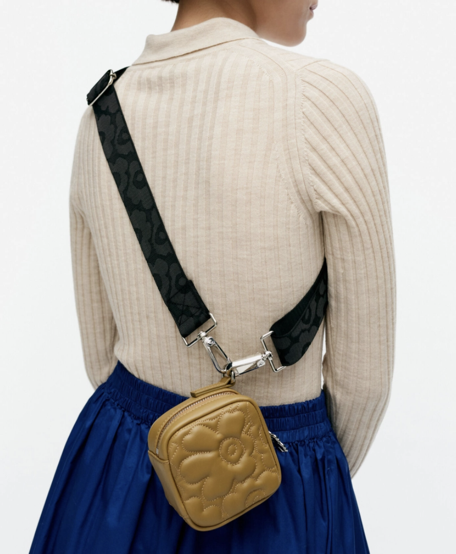 代購現貨 | 60th 特別版 | Nano Gratha Unikko shoulder bag |Brown 正方形迷你版