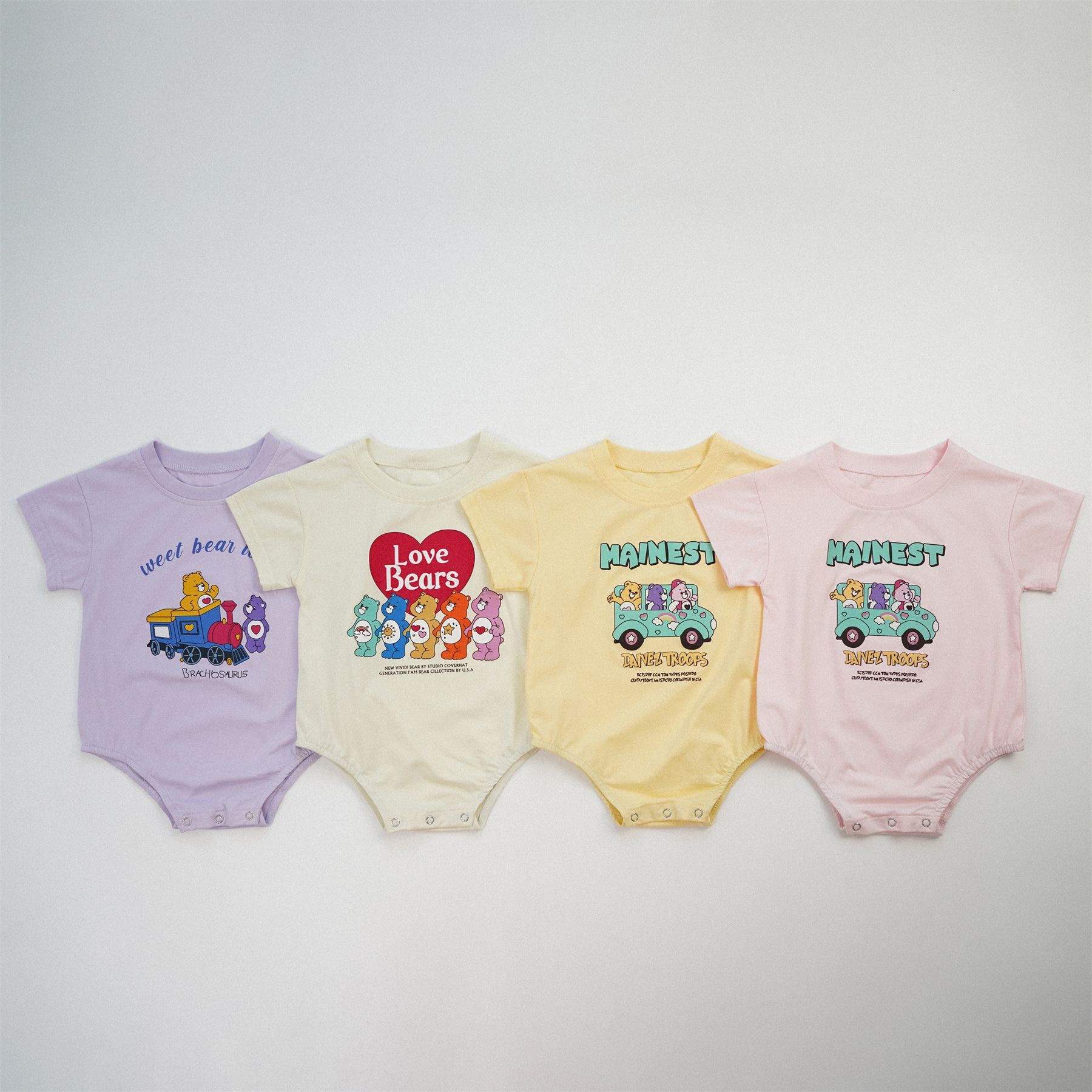 🐻𝐂𝐚𝐫𝐞 𝐁𝐞𝐚𝐫𝐬 清新可愛包屁衣