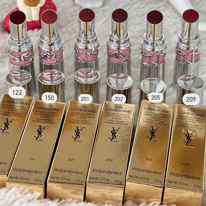 YSL - 2024 Love Shine 粉紅管 (#122/#150/#201/#202/#205/#209)