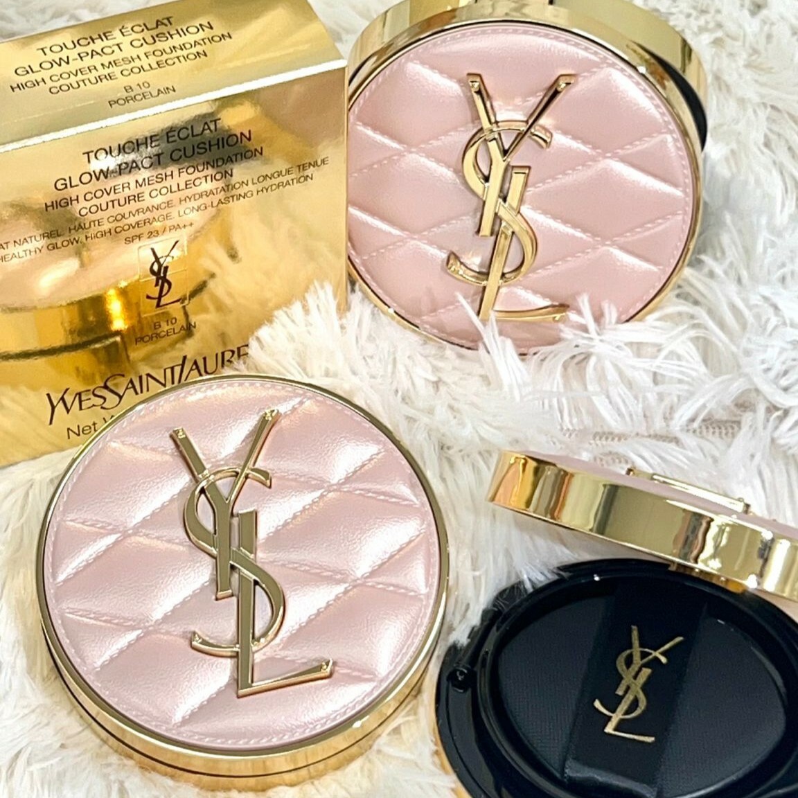 YSL - 限量菱格Pink Cushion