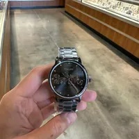 [S] LUXURY WATCH COACH 14502924 GRAND QUARTZ DIAL GUNMETAL TONE,DARKGREY, 885997247641 (SZZ345)
