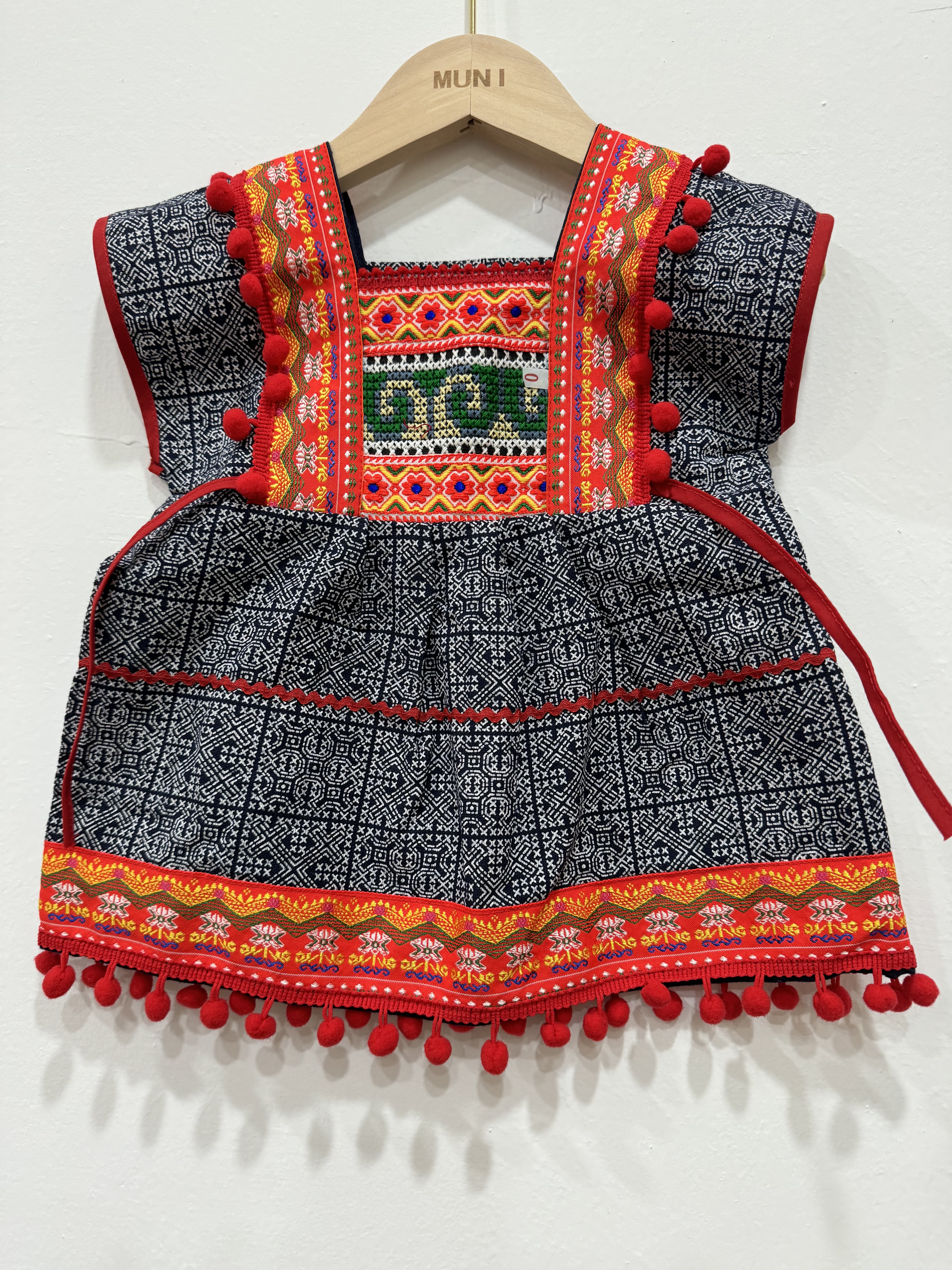 尺碼0-No.3幼童款民族風洋裝