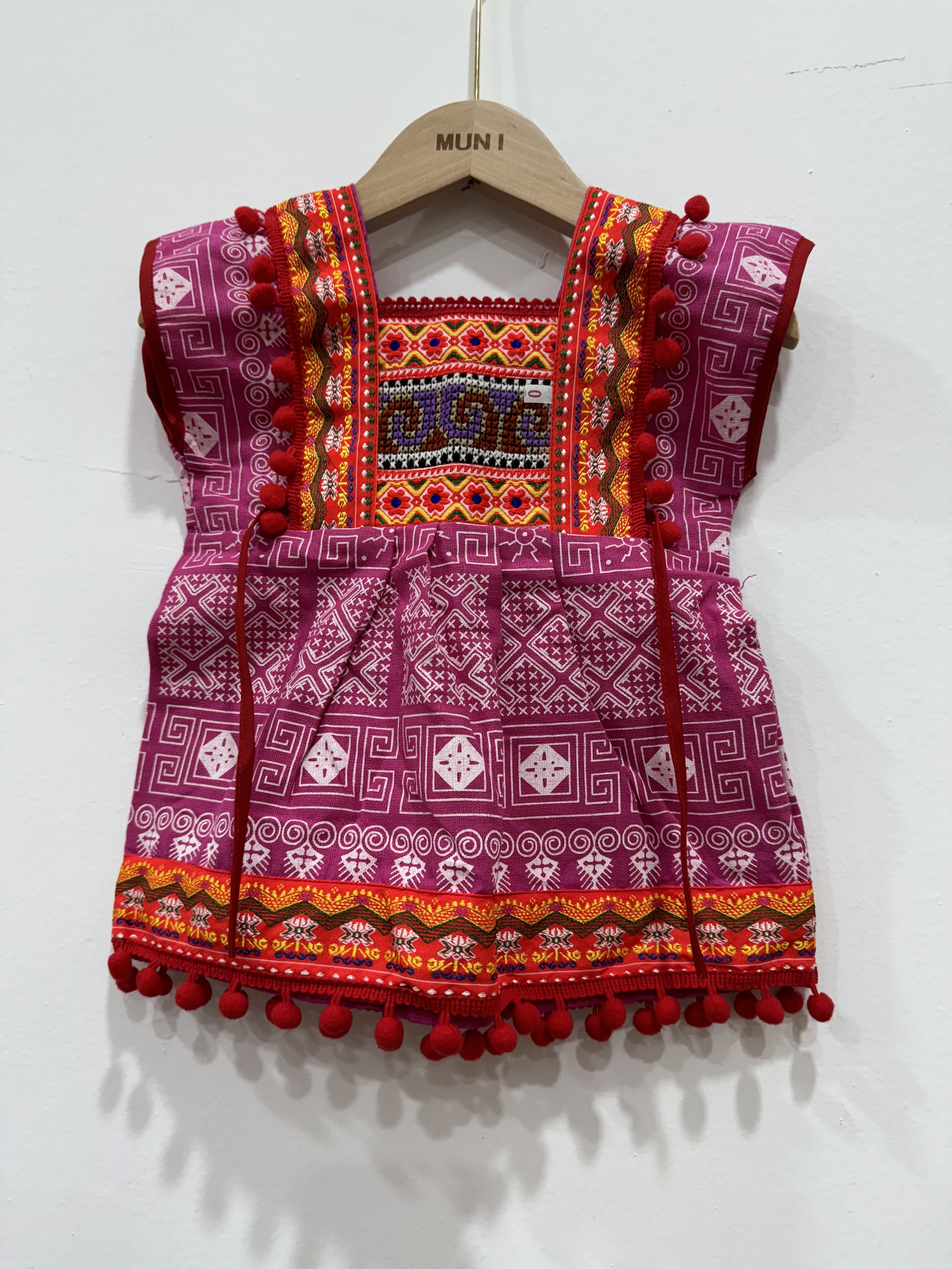 尺碼0-No.5幼童款民族風洋裝