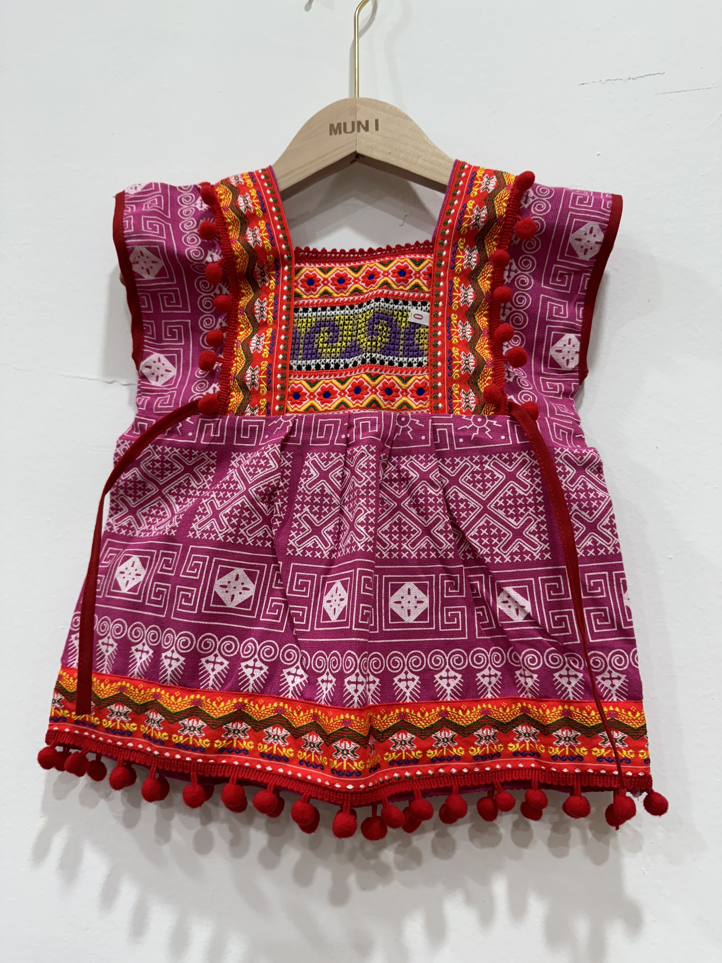 尺碼0-No.6幼童款民族風洋裝