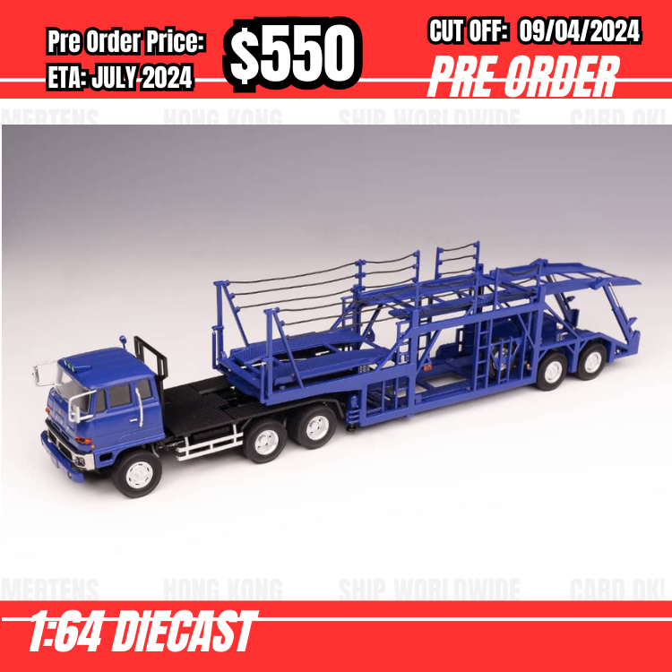 RS-$550 * DD Model * 1:64 Mitsubishi Fuso FV High Cab Tractor Blue [OD06/04]