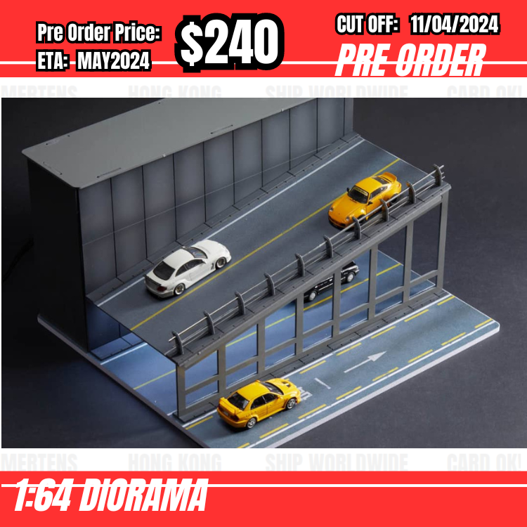 RS-$240 * You & Car * 1:64 Diorama - Tunnel Roof Parking No.4 [OD06/04]
