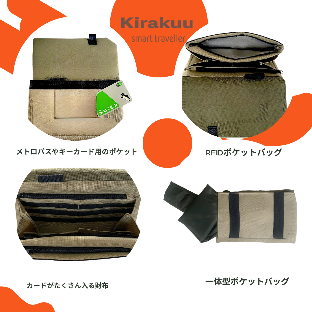 Kirakuu New 3 ways travel bag  【10/19 截單，預計 :10月尾至11月中發貨】】
