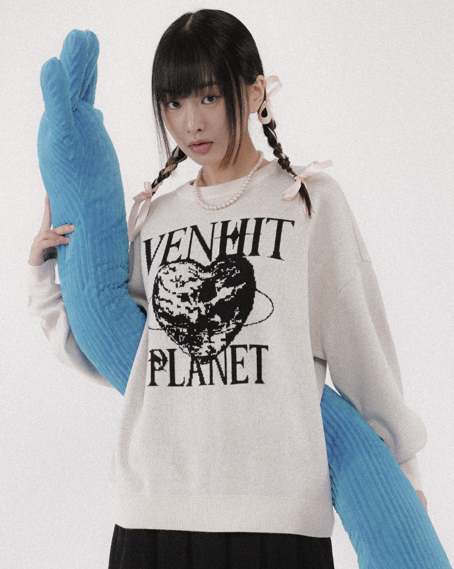 23FW 預訂｜VENHIT BLACK PLANET KNIT SWEATSHIRT (2 COLOR)