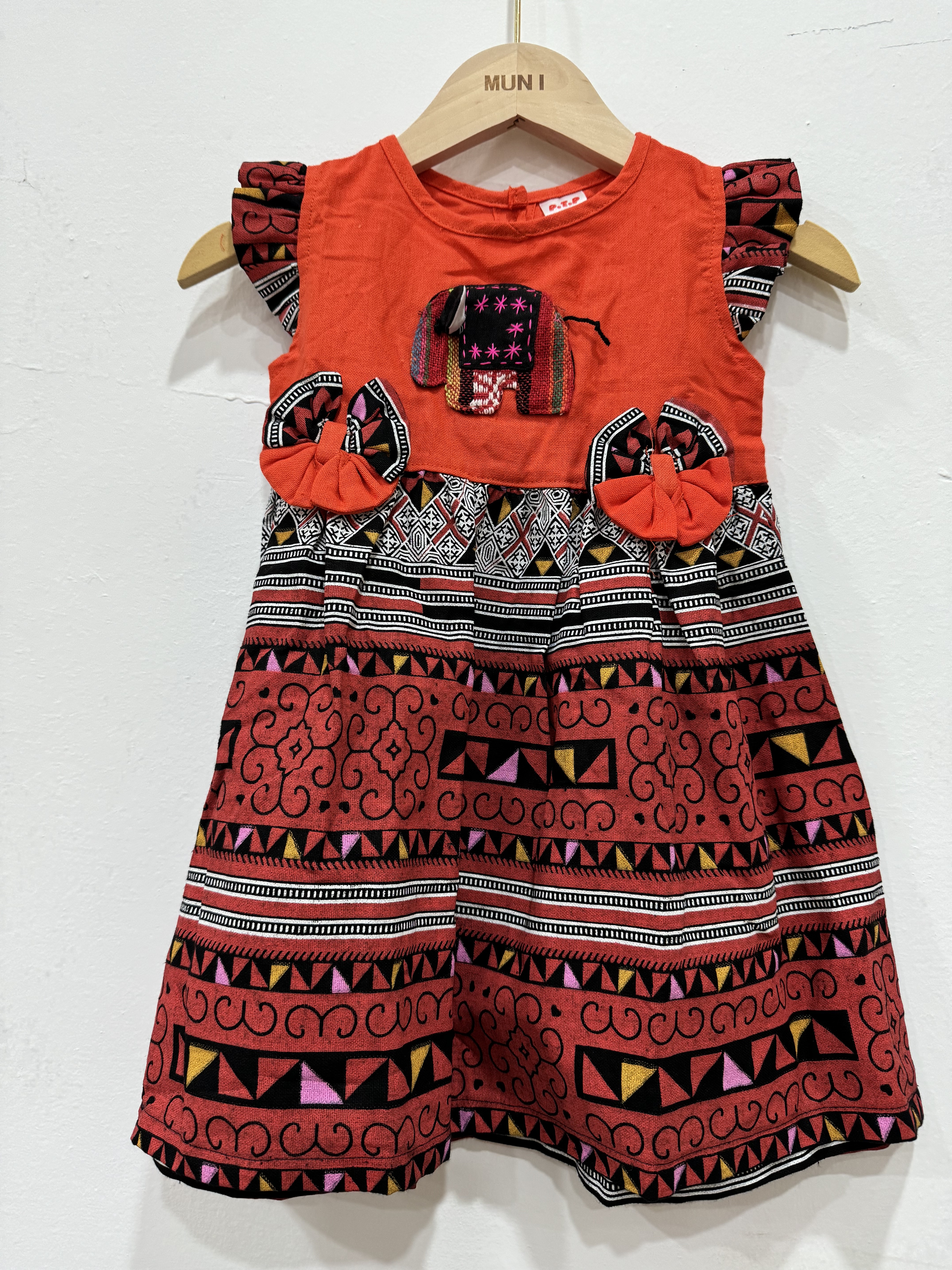 尺碼4-No.1幼童款民族風洋裝