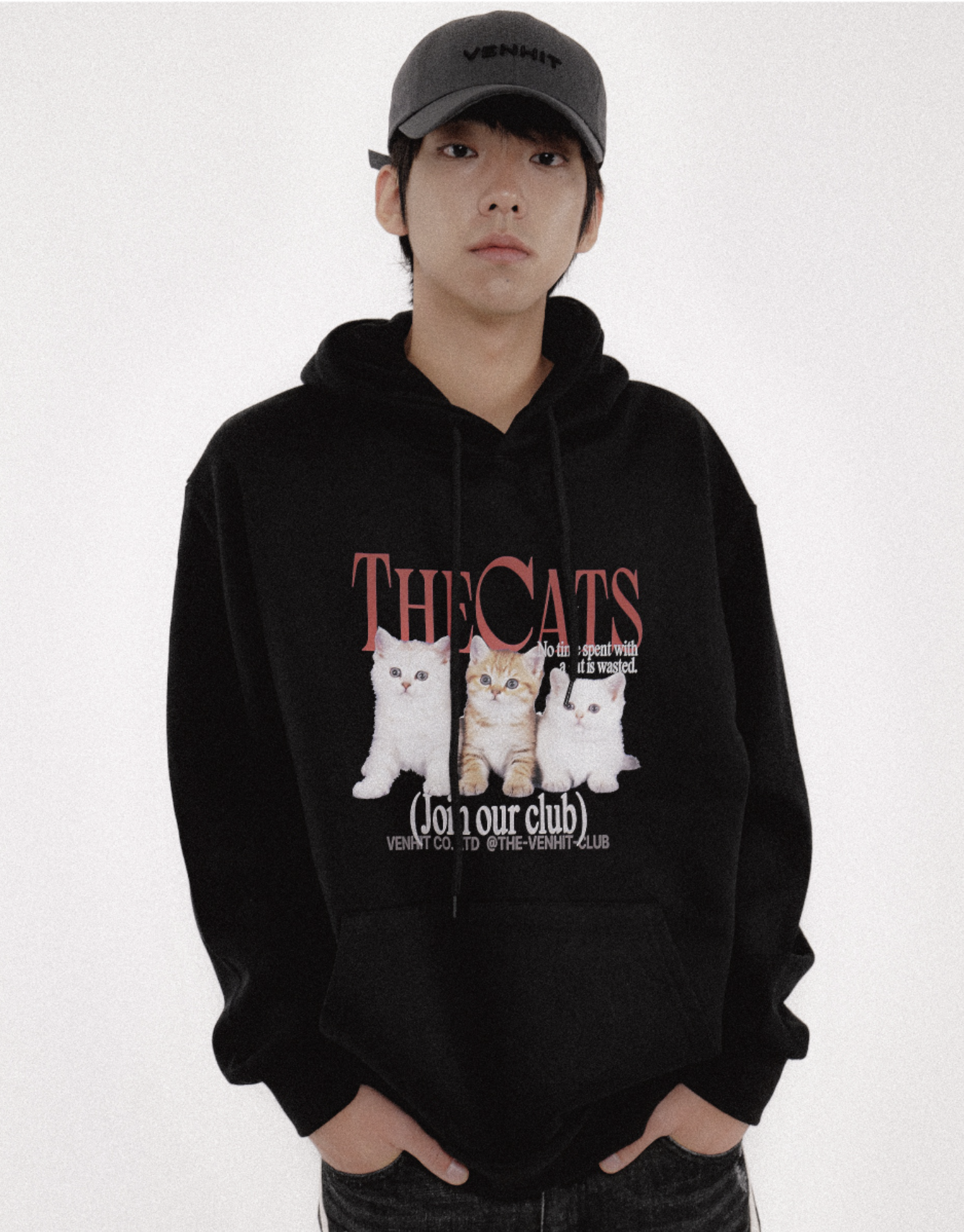 23FW 預訂｜VENHIT JOIN OUR CATS HOODIE (4 COLOR)
