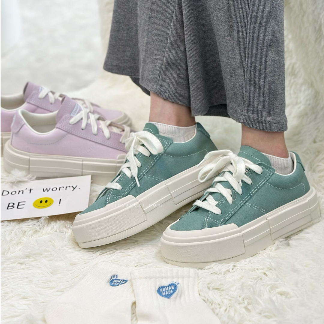 CONVERSE ALL STAR CRUISE UU鞋 低筒 厚底增高 解構 蒂芬尼綠 A09842C